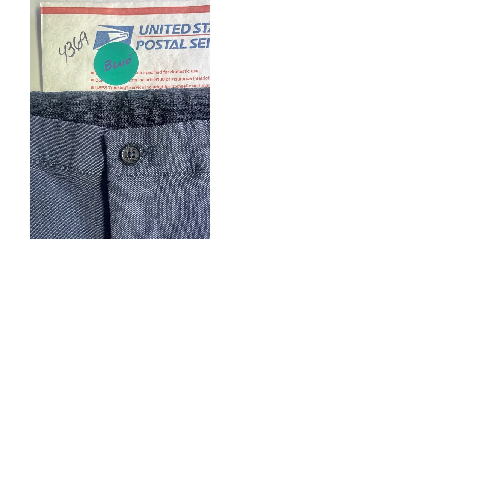 Vintage Greg Norman Men’s Size 36 Blue Golf Shorts Chino Polyester blend Size US 36 / EU 52 - 9 Thumbnail