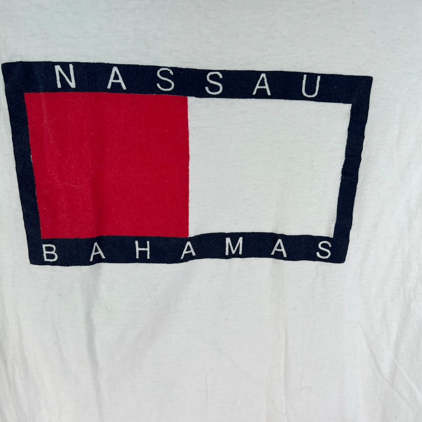 Vintage Nassau Bahamas T Shirt Adult Size XXL White Graphic Dorset Tee Shirt Womens White Beach Graphic Nassau Bahamas T Shirt Size XXL / US 16-18 / IT 52-54 - 2 Thumbnail