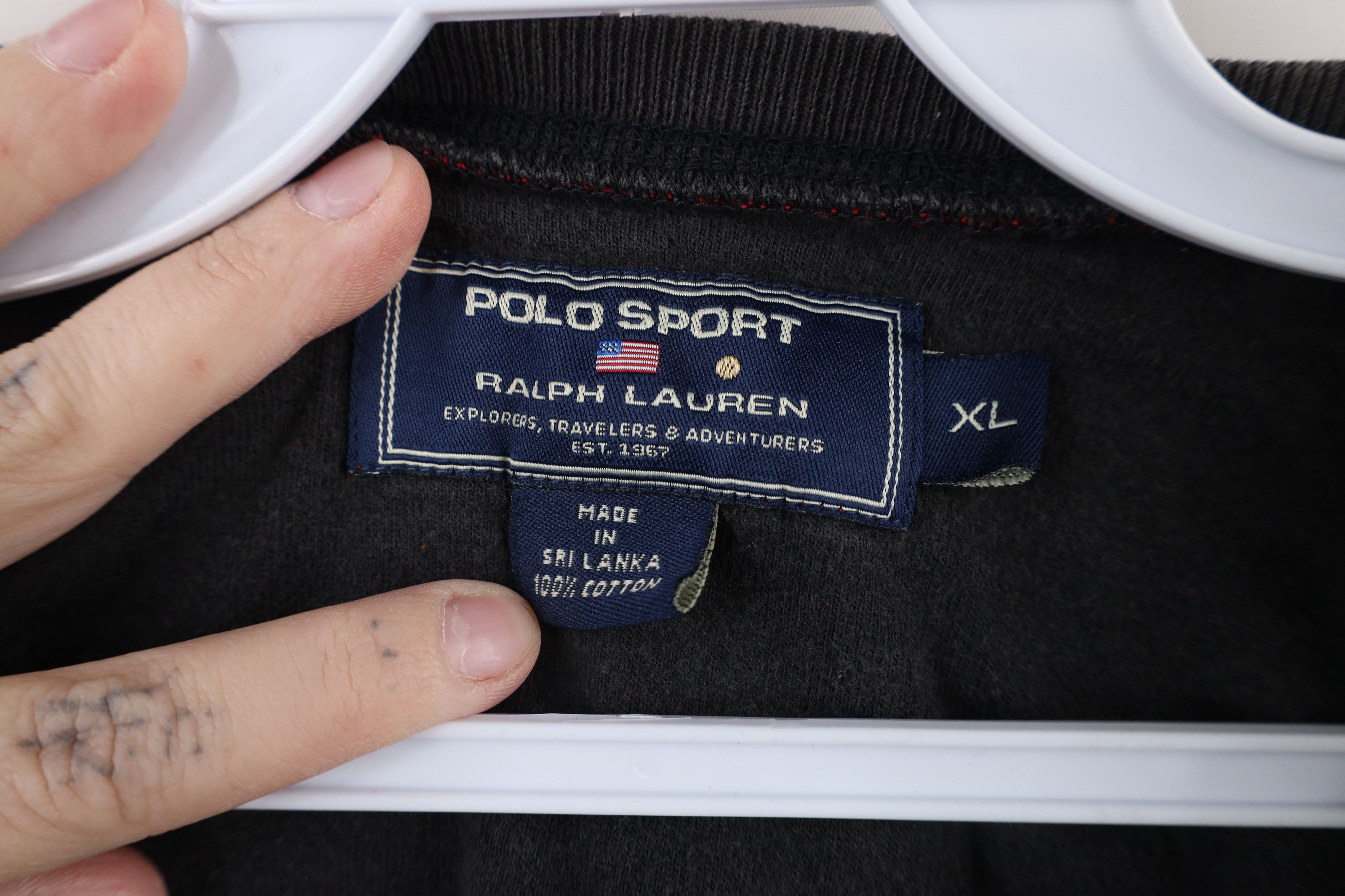 Ralph Lauren × Vintage Vintage 90s Polo Sport Ralph Lauren Wall Long Sleeve T-Shirt Size US XL / EU 56 / 4 - 6 Thumbnail