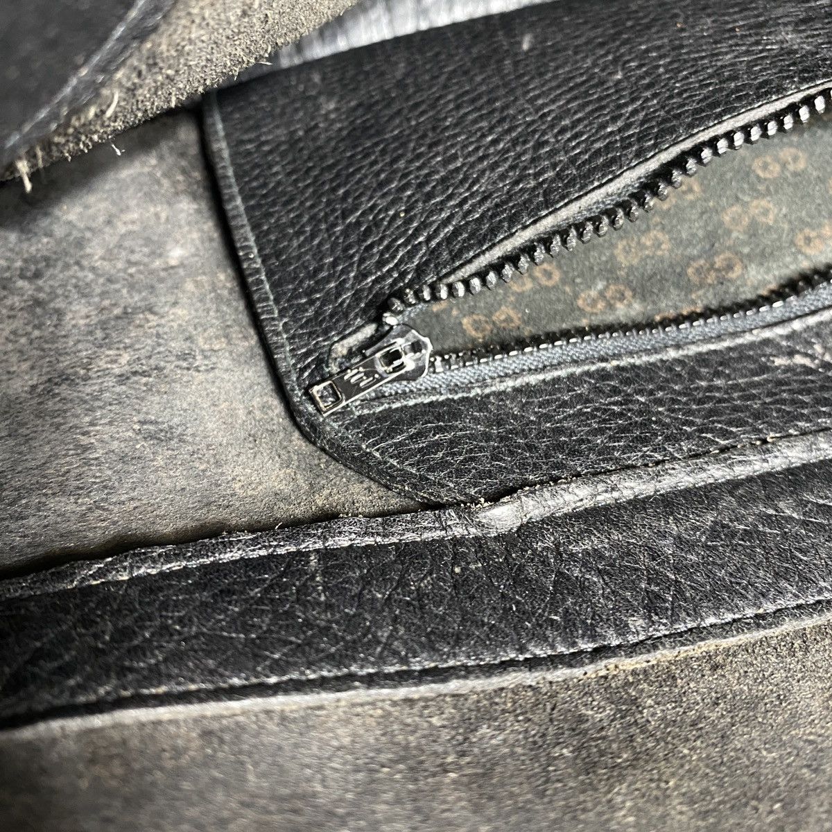 Gucci Vintage bag Gucci Leather Black Size ONE SIZE - 19 Thumbnail