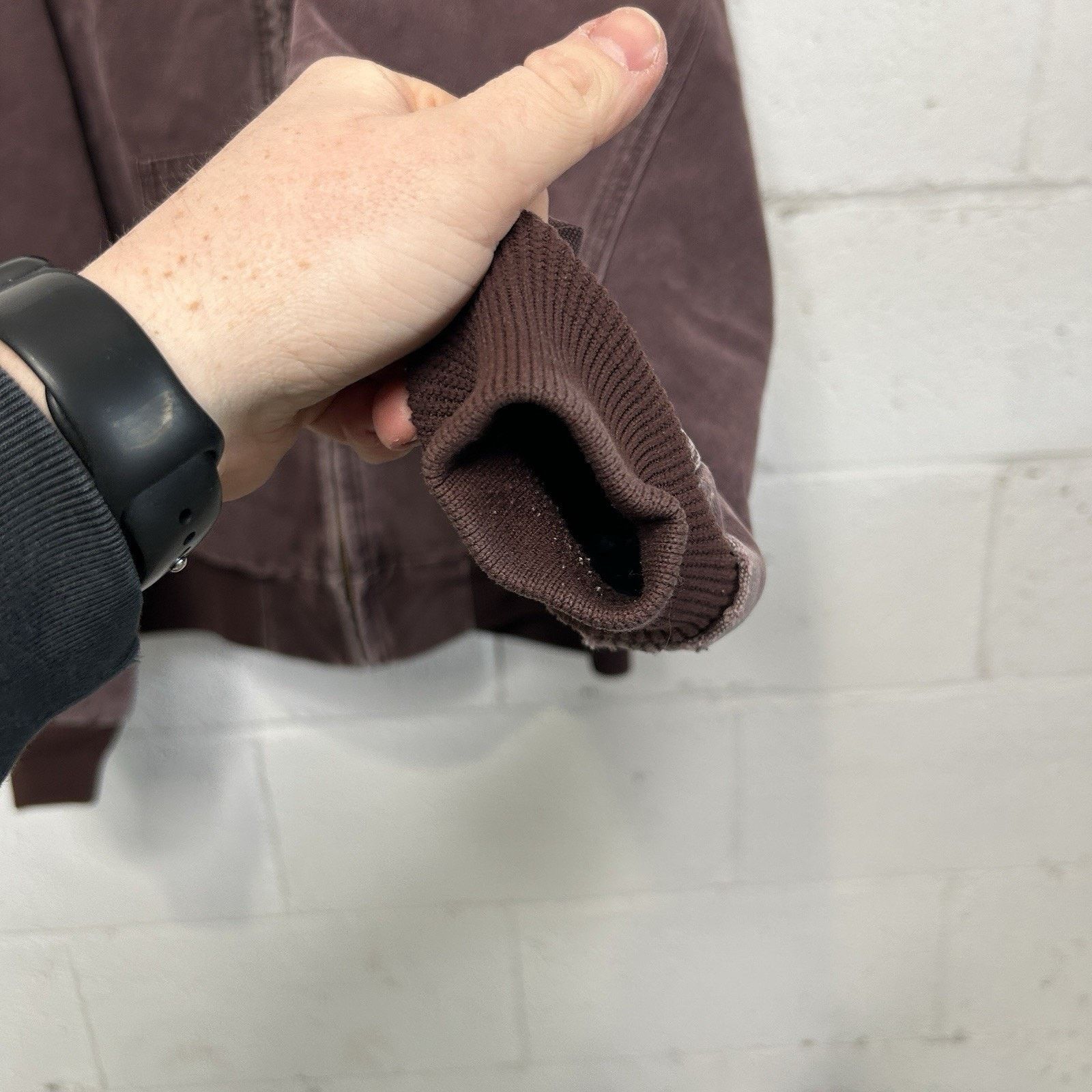 Carhartt Vintage Carhartt Quilted Hooded Jacket “Burgundy/Wine” J06 Size US XL / EU 56 / 4 - 10 Thumbnail