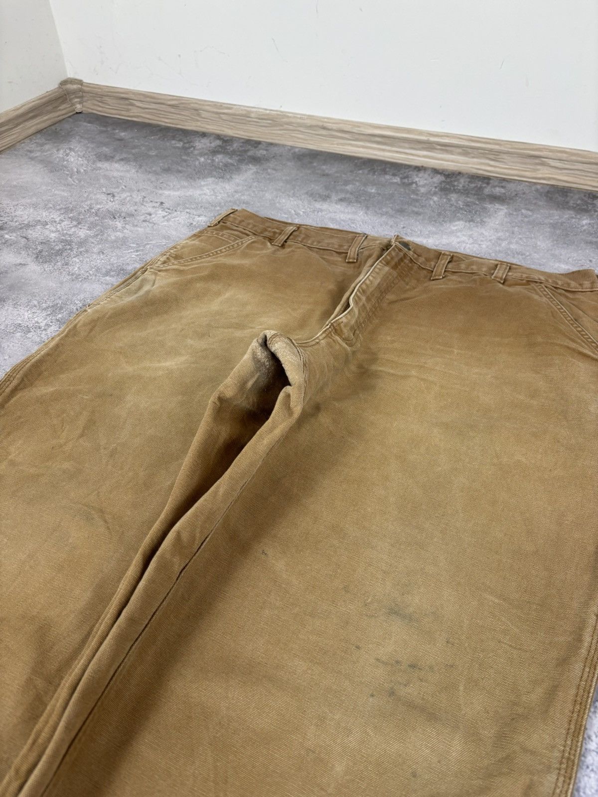 Carhartt Carhartt Men’s Duck Canvas Carpenter Pants USA Workwear Size US 44 / EU 60 - 7 Thumbnail