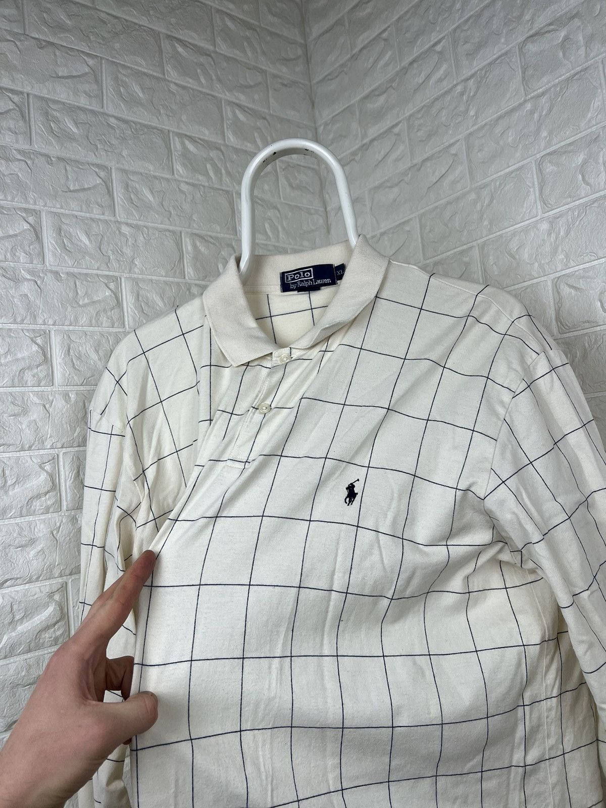 Polo Ralph Lauren × Ralph Lauren × Vintage Polo Ralph Lauren Rugby Long Sleeve Size US XL / EU 56 / 4 - 2 Thumbnail