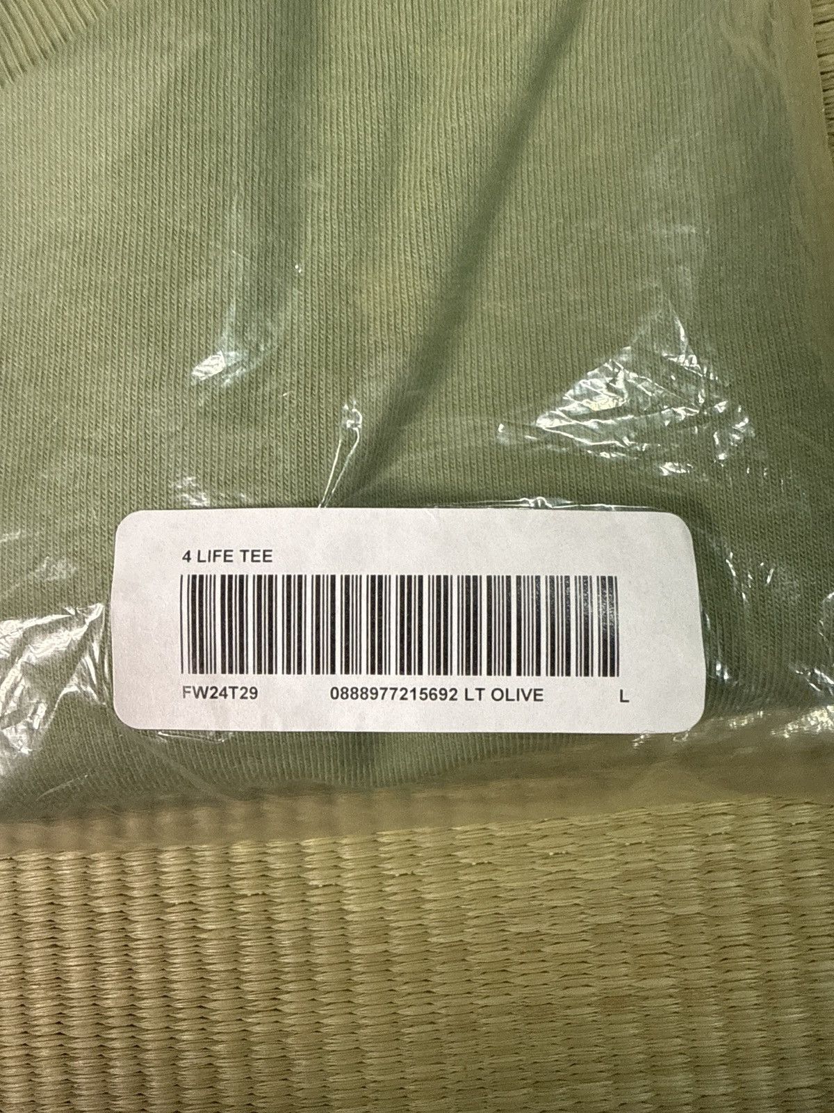 New Supreme 4 Life L Tee Shirt Olive