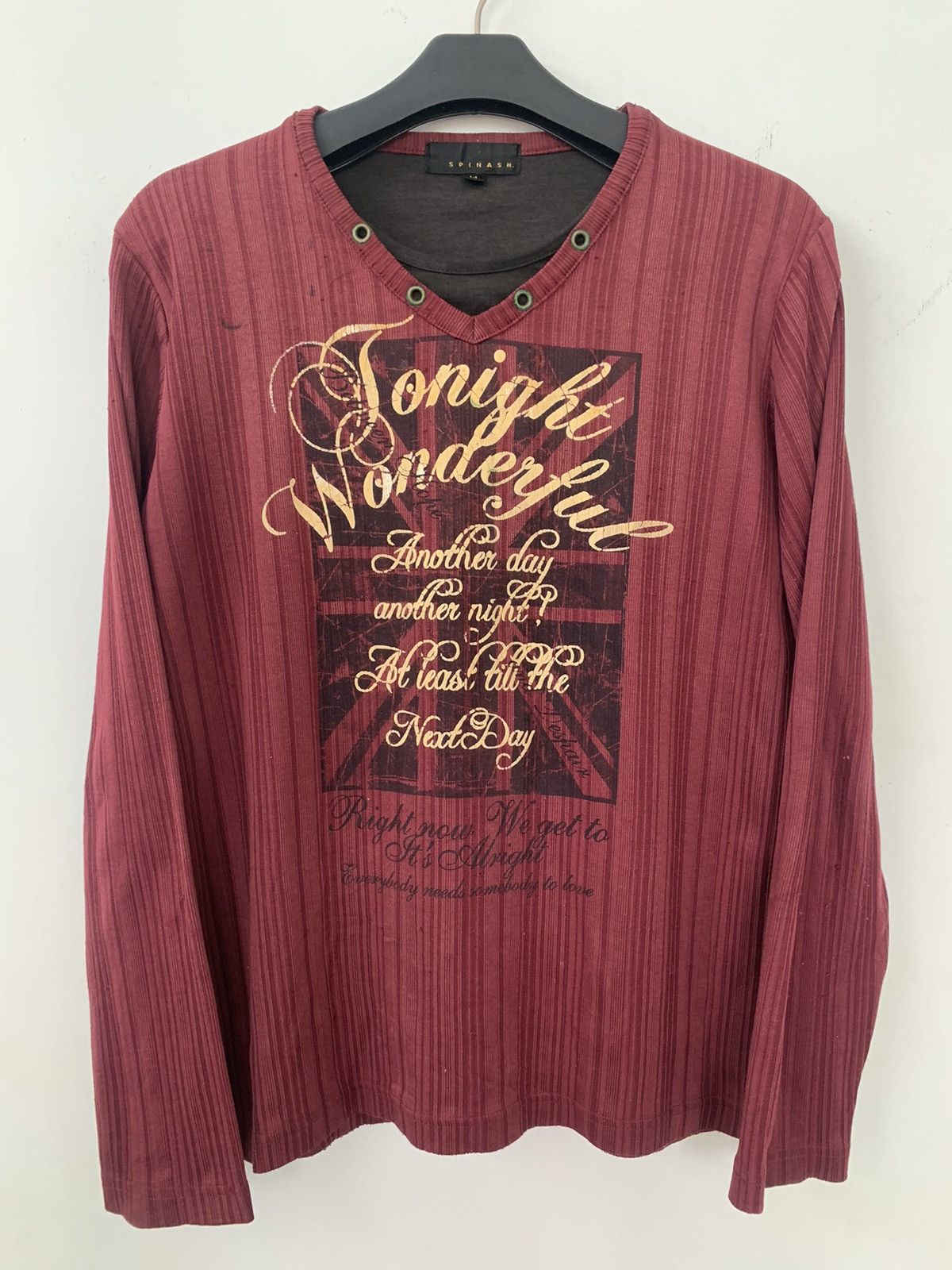 If Six Was Nine Spinash Japanese Brand Seditionaries Punk Long Sleeve Size US M / EU 48-50 / 2 - 1 Thumbnail