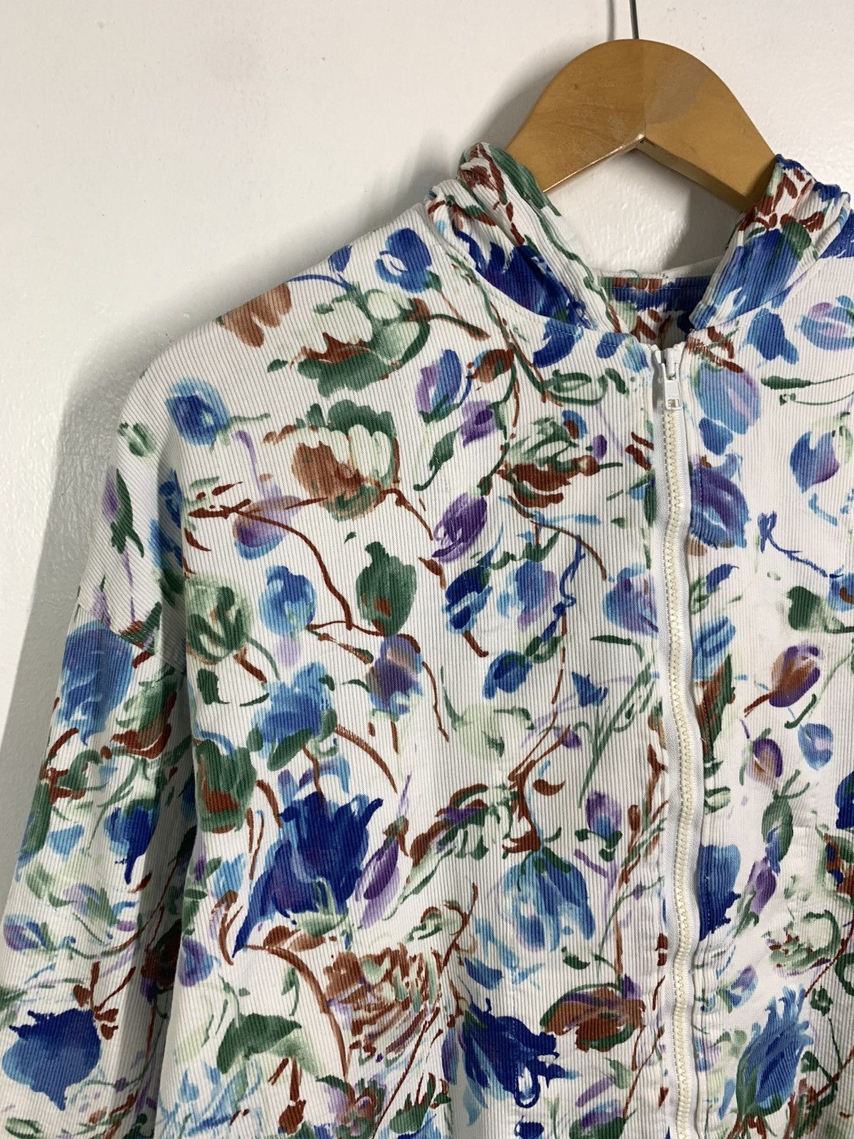 Designer × Japanese Brand Japanese Brand Floral Hoodie Jacket Size XXL / US 16-18 / IT 52-54 - 5 Thumbnail