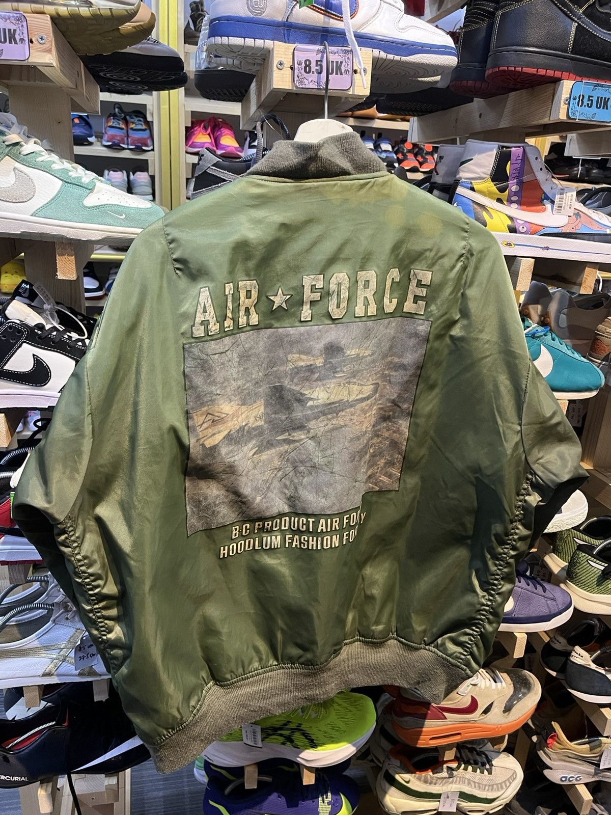 Vintage Bomber Jacket Back Fire Usa Air Force Size US L / EU 52-54 / 3 - 1 Thumbnail
