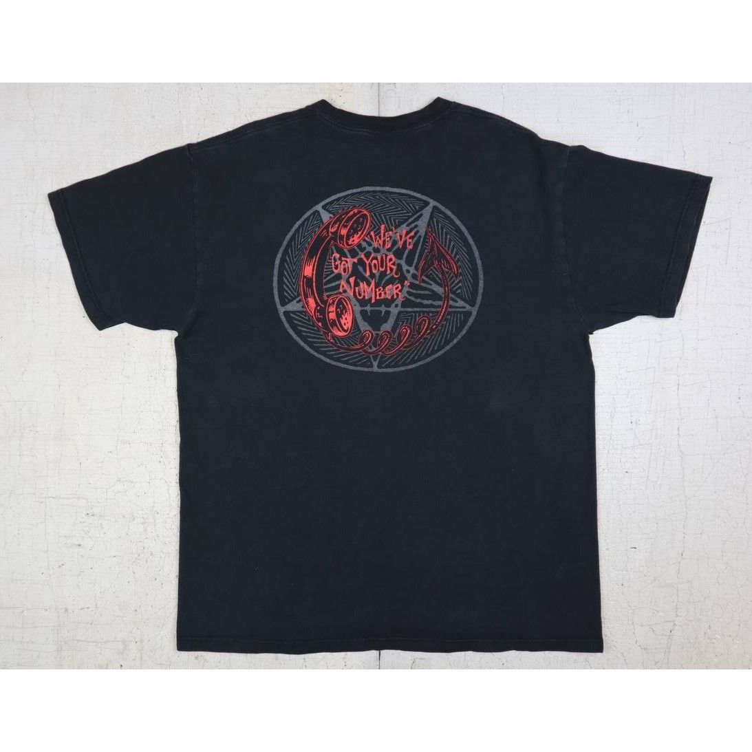 Fruit Of The Loom Vintage 90s The Electric Hellfire Club T-Shirt Black Size XL Size US XL / EU 56 / 4 - 2 Thumbnail
