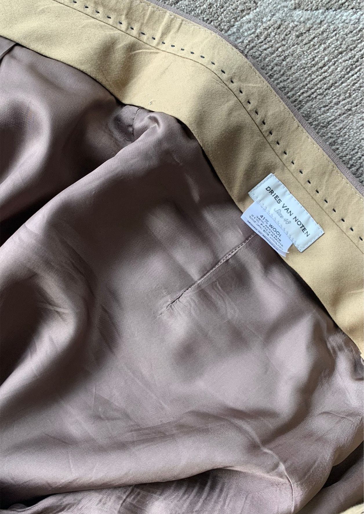 Dries Van Noten cropped, baggy wool pants Size US 32 / EU 48 - 9 Thumbnail