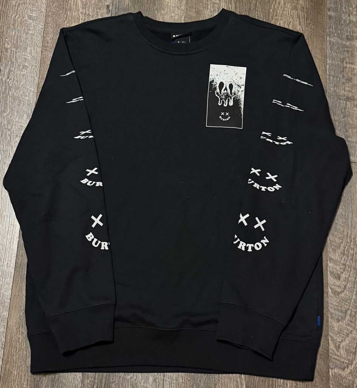 Burton Burton Skeleton Key 24 Fleece Crewneck Sweater size Large Size US L / EU 52-54 / 3 - 1 Thumbnail