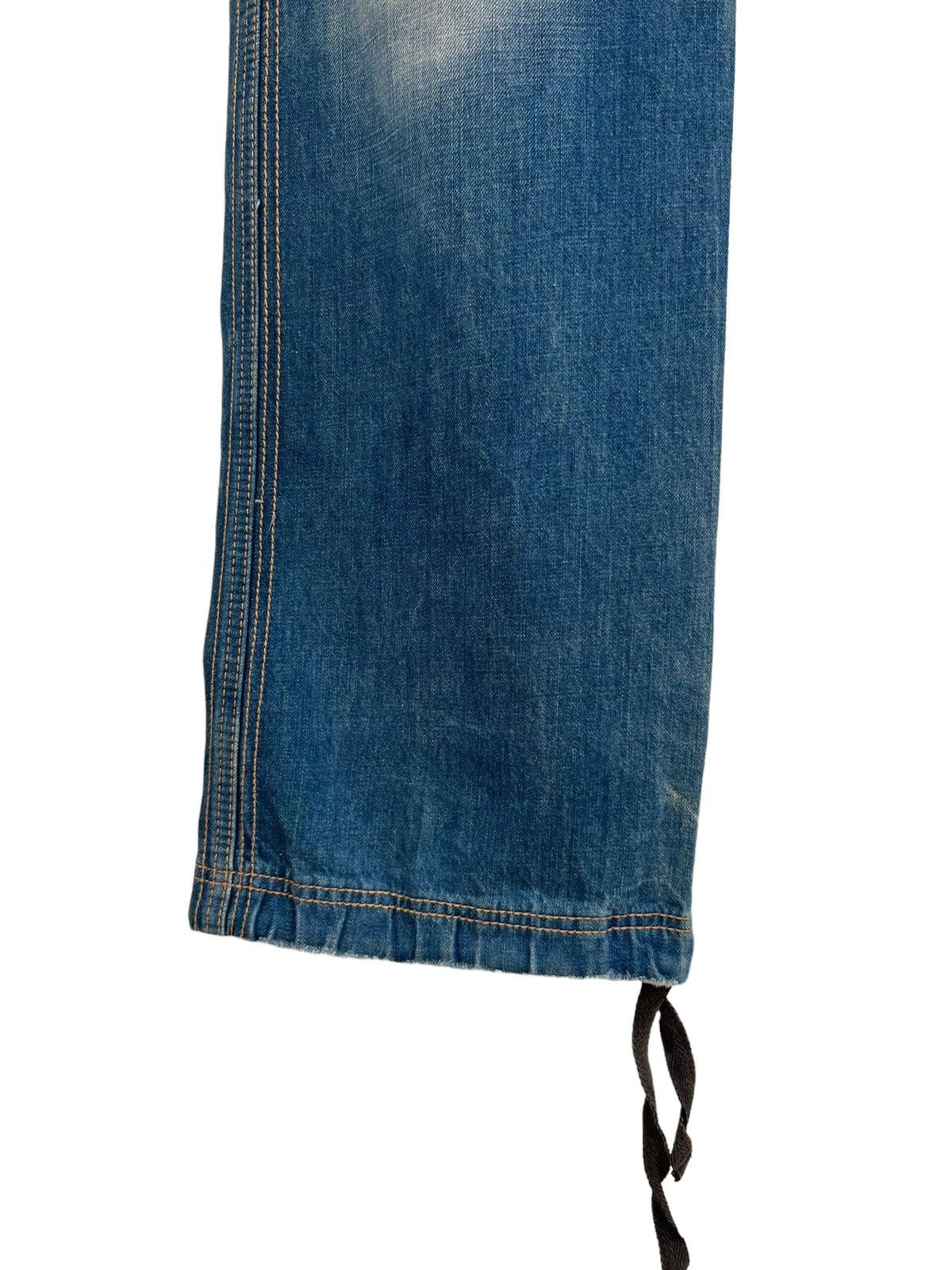 Vintage Vintage LB-03 Japan Dirty Muddy Denim Wide Leg Jeans Size US 30 / EU 46 - 10 Thumbnail