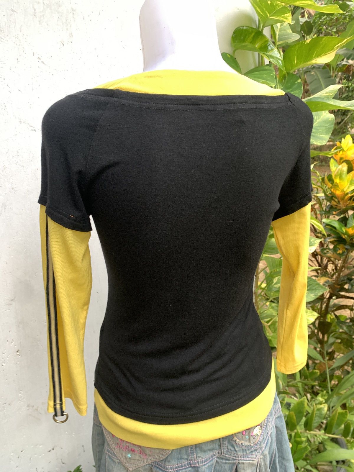 Japanese Brand y2k NU Mode De Toi Italy Glittery Big Graphic Mesh Top Size M / US 6-8 / IT 42-44 - 9 Thumbnail