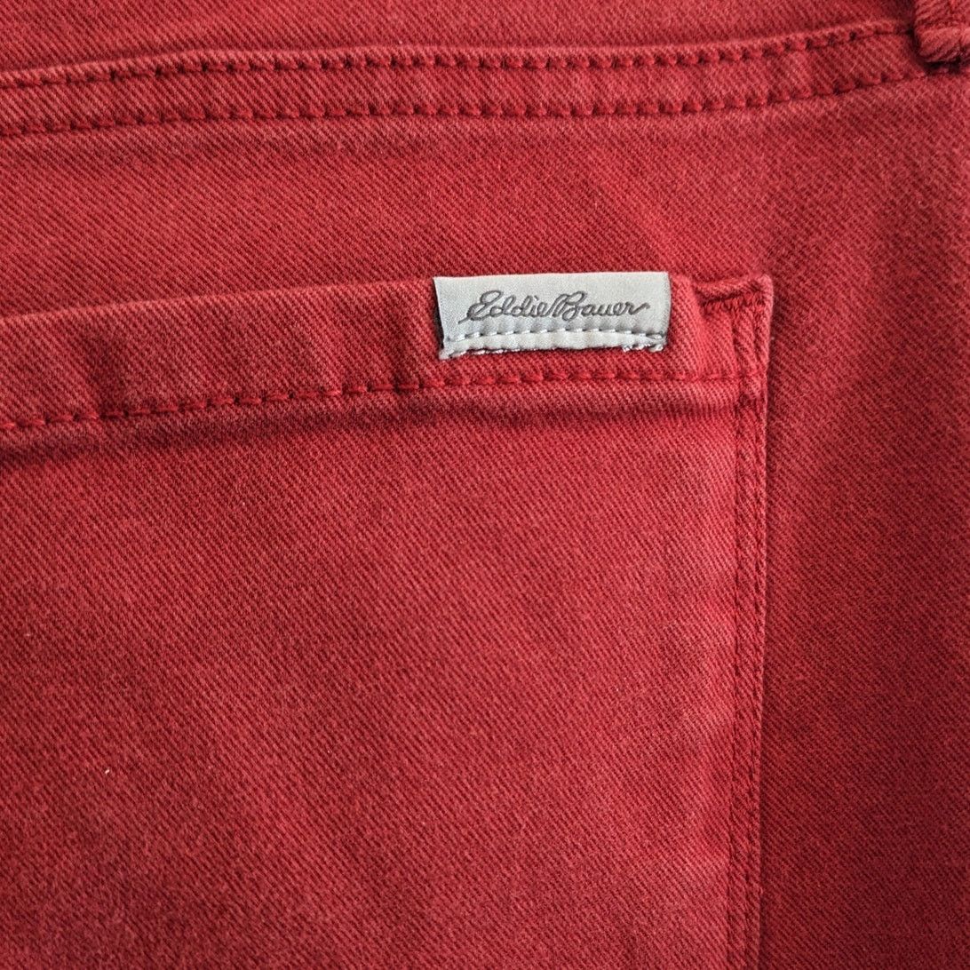 Eddie Bauer Eddie Bauer Red Slightly Curvy Skinny Jeans Specially Dyed Size 26" / US 2 / IT 38 - 5 Thumbnail