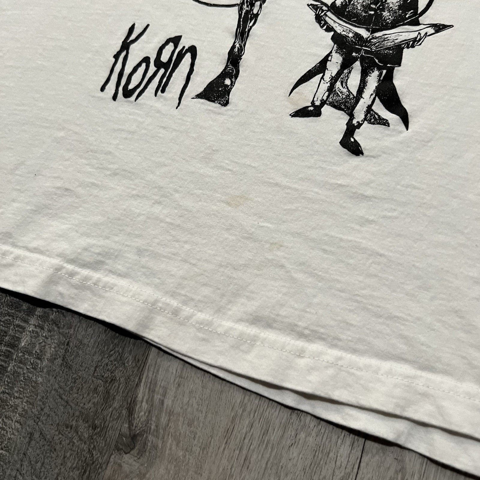 Other KORN White Nu Metal Robot Man Concert Rock Band T Shirt L Size US L / EU 52-54 / 3 - 4 Thumbnail