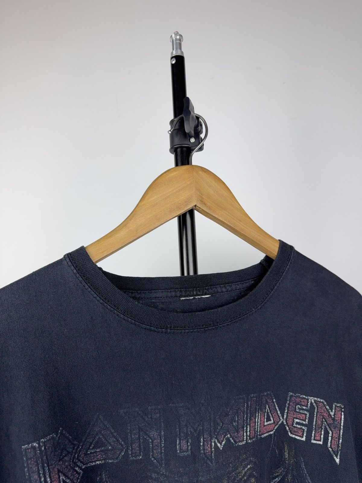 Iron Maiden 00s Iron Maiden Eddie Faded Graphic Tee Vintage Black Rock Size US L / EU 52-54 / 3 - 3 Thumbnail