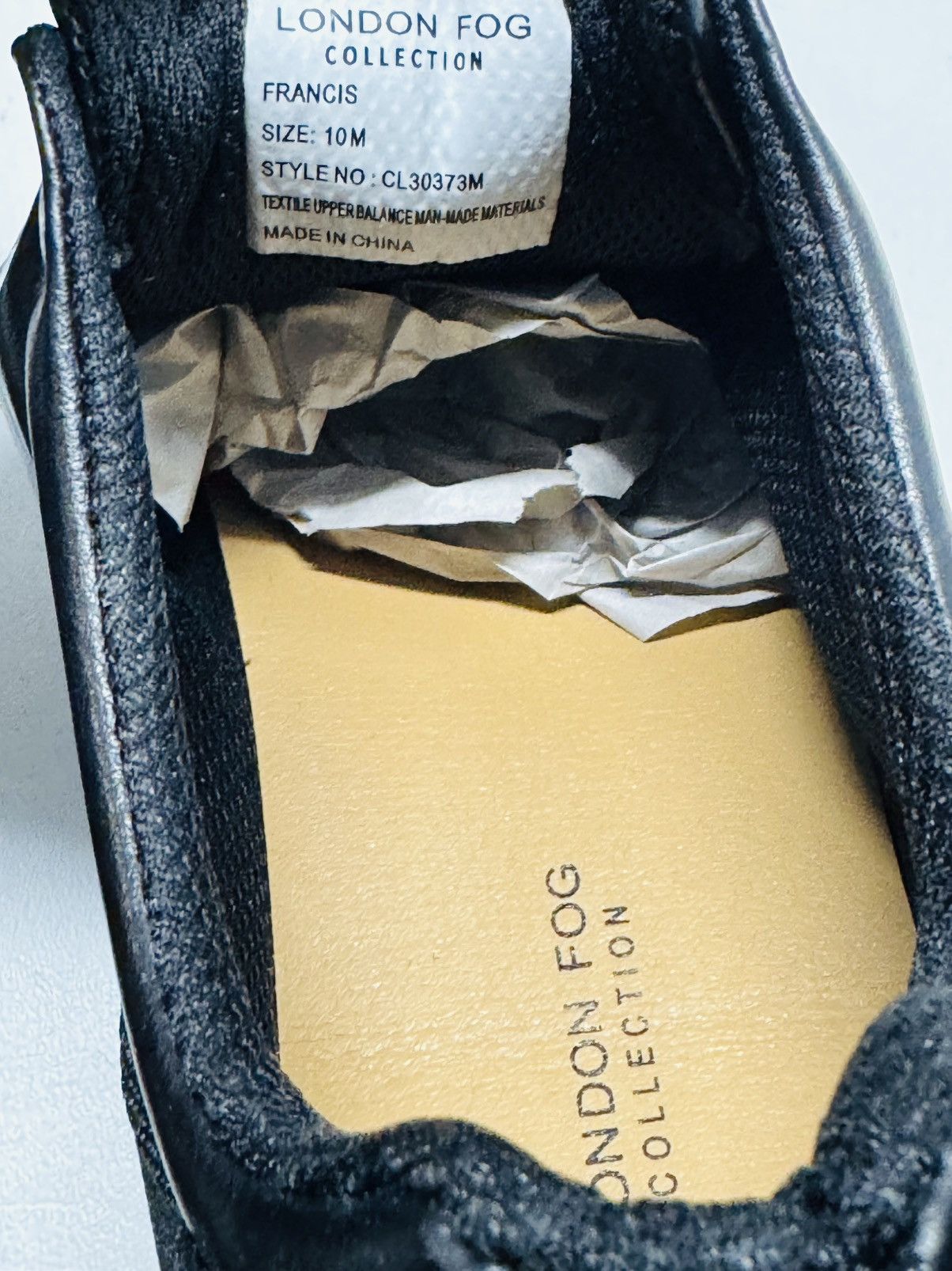 London Fog London Fog Memory Foam LFM-Francis Triple Black Casual Shoes Size US 10 / EU 43 - 7 Thumbnail