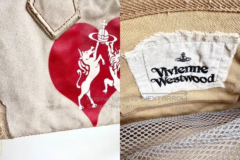 Vivienne Westwood Vivienne Westwood size os Heart Saturn white canvas mixed t Size ONE SIZE - 9 Thumbnail