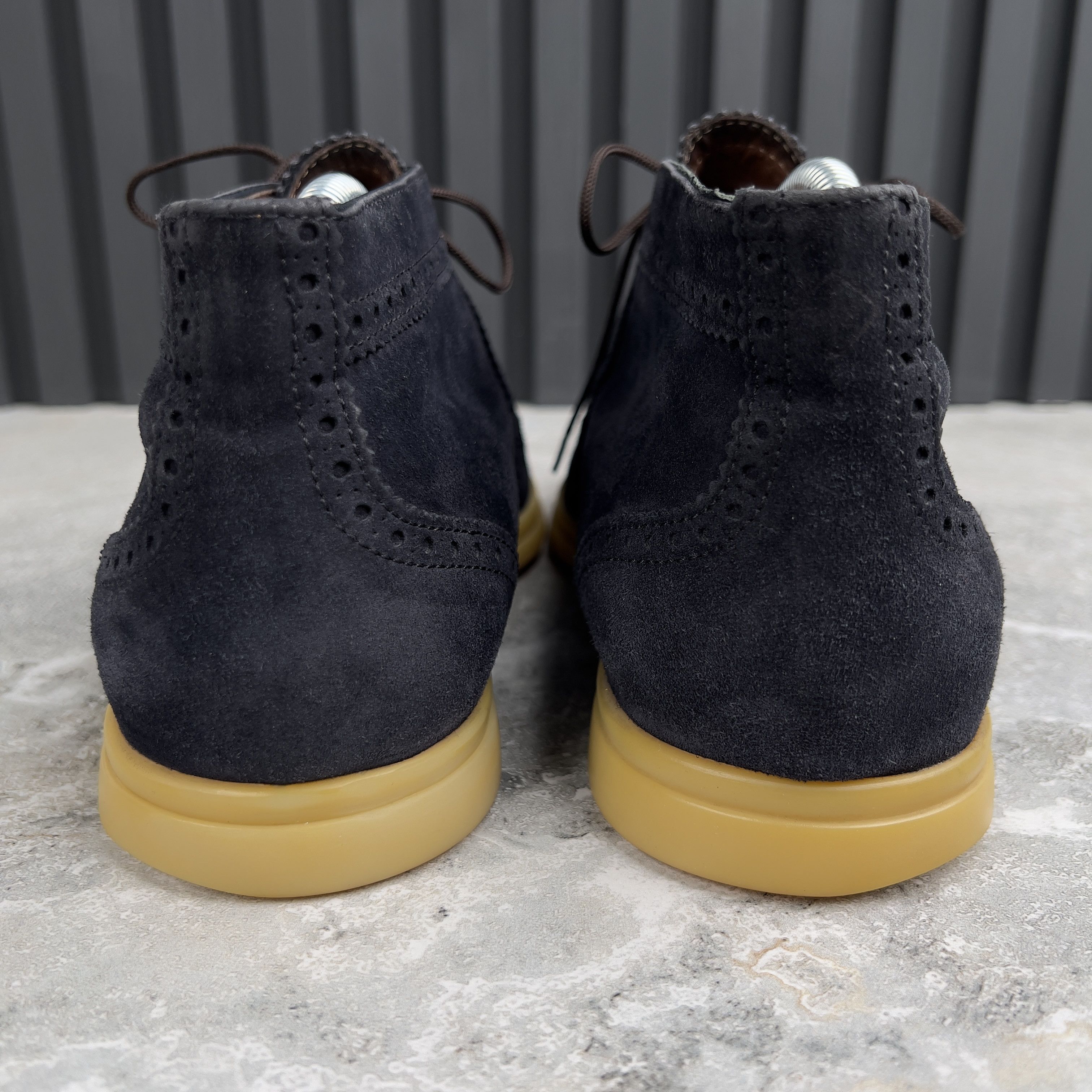 Loro Piana Loro Piana Open Walk Desert Laced Boots Wing Tip Suede Size US 7 / EU 40 - 9 Thumbnail