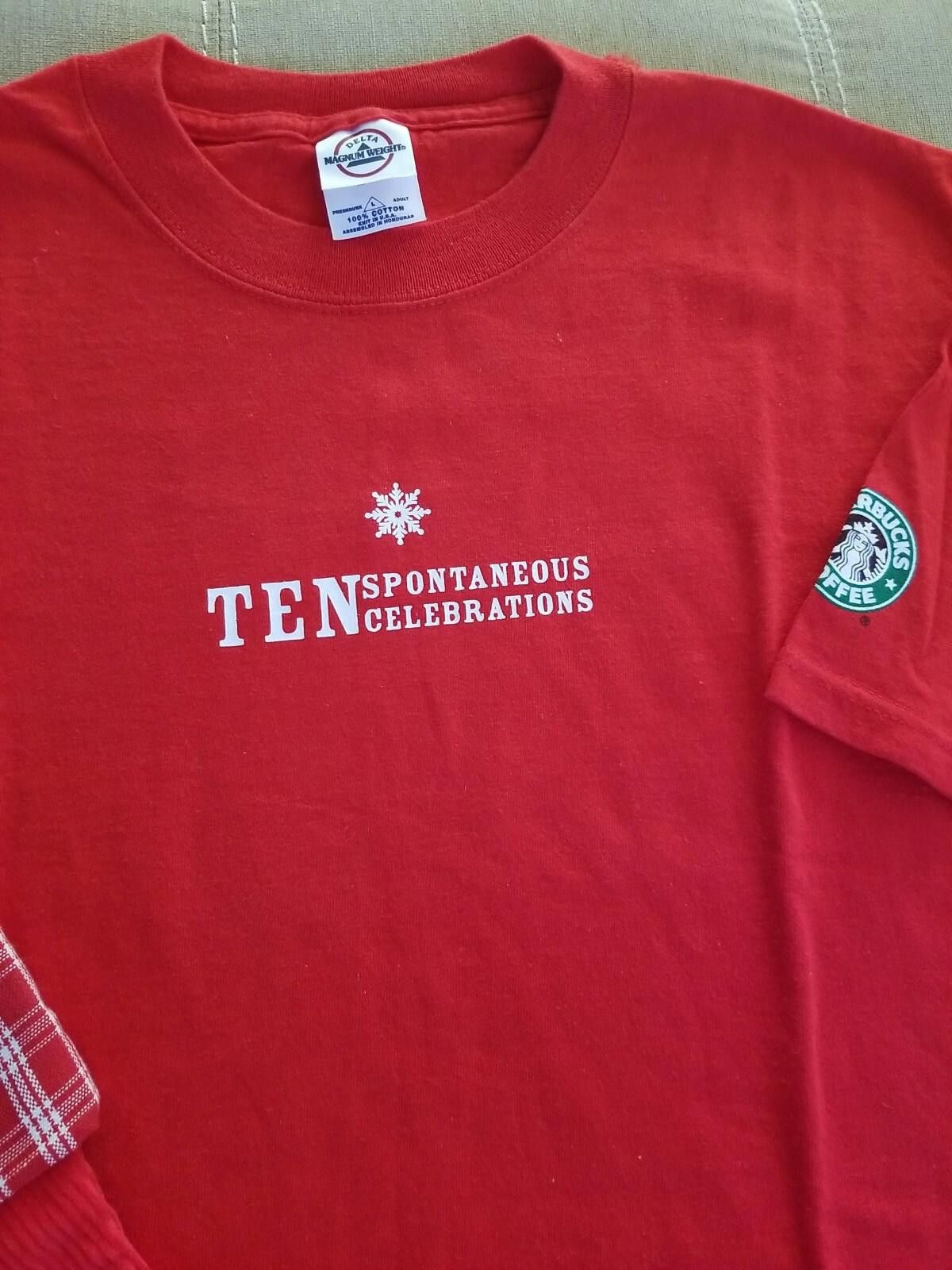 Other STARBUCKS Christmas GIFT SET, T Shirt, Magnet,Stockings RARE Size ONE SIZE - 5 Thumbnail