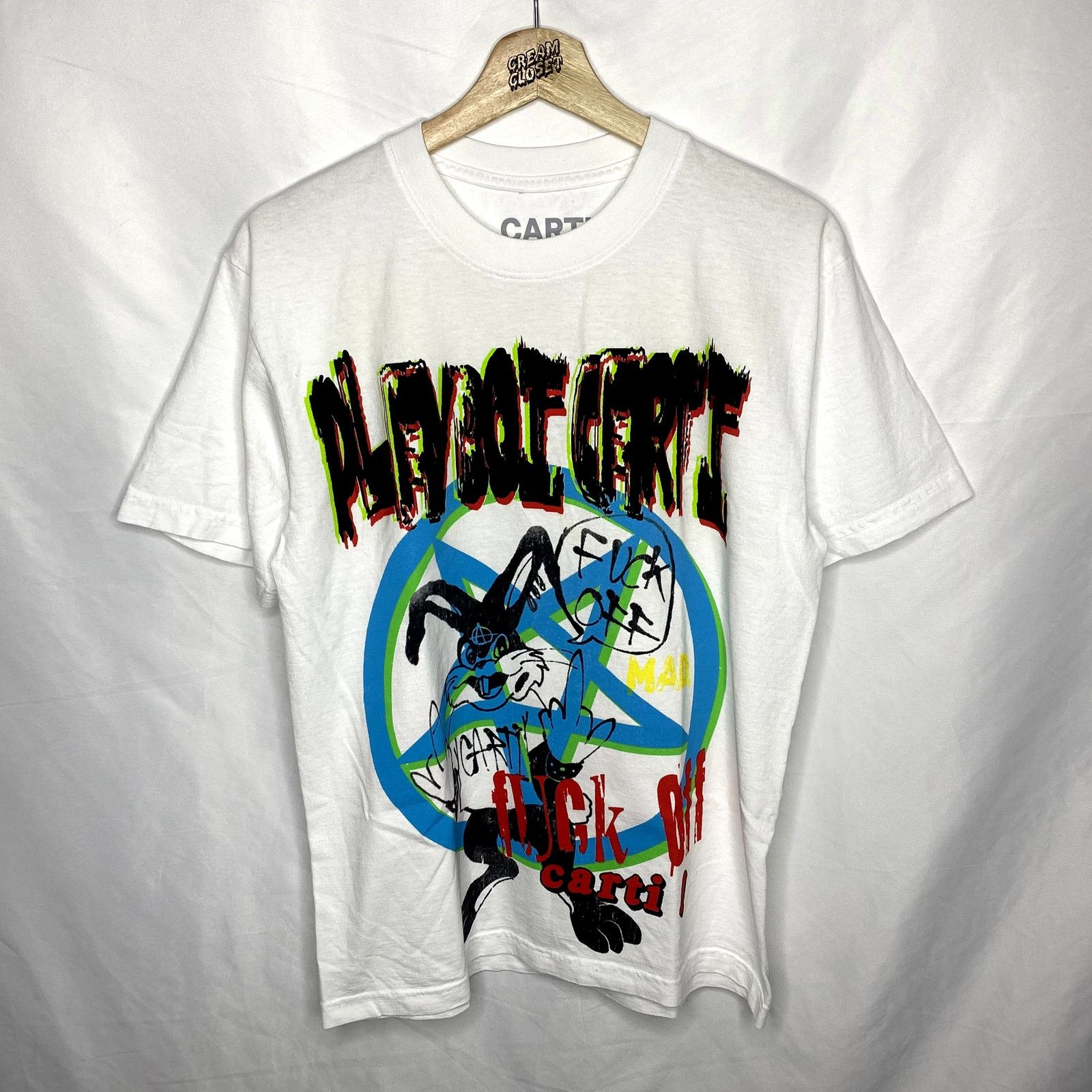 Playboi Carti × Streetwear PLAYBOI CARTI NARCISSIST TOUR TEE OPIUM 