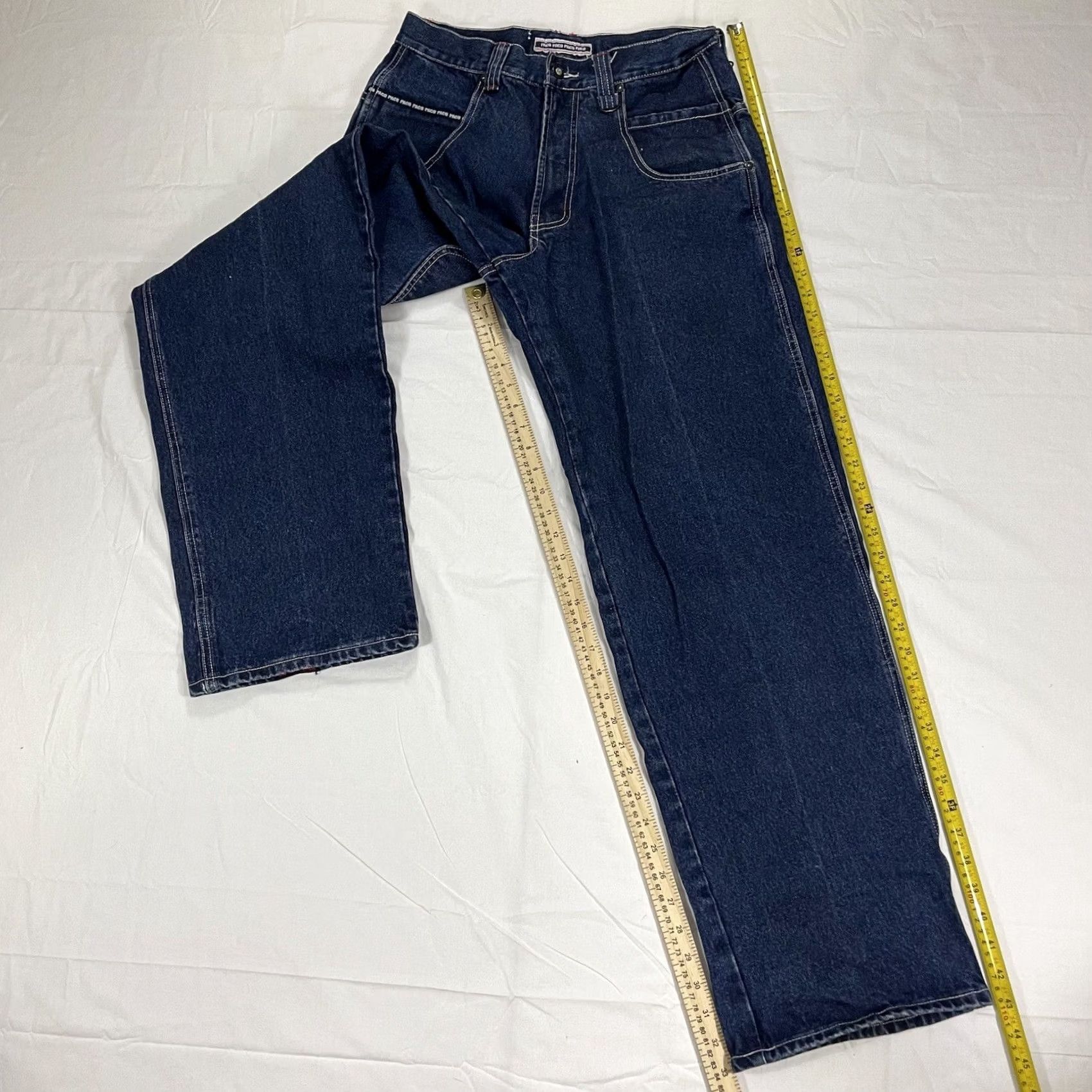 Vintage VINTAGE PACO Jeans Pants Baggy Wide-Leg 32x32 Denim Blue 90s Punk Grunge Hip Hop Unisex Adults Mens Womens Size US 32 / EU 48 - 2 Thumbnail