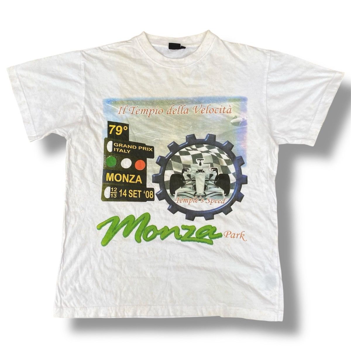 Sports Specialties Vintage Y2K Italian Grand Prix Monza Park 2008 Shirt. #F6 Size US L / EU 52-54 / 3 - 1 Thumbnail