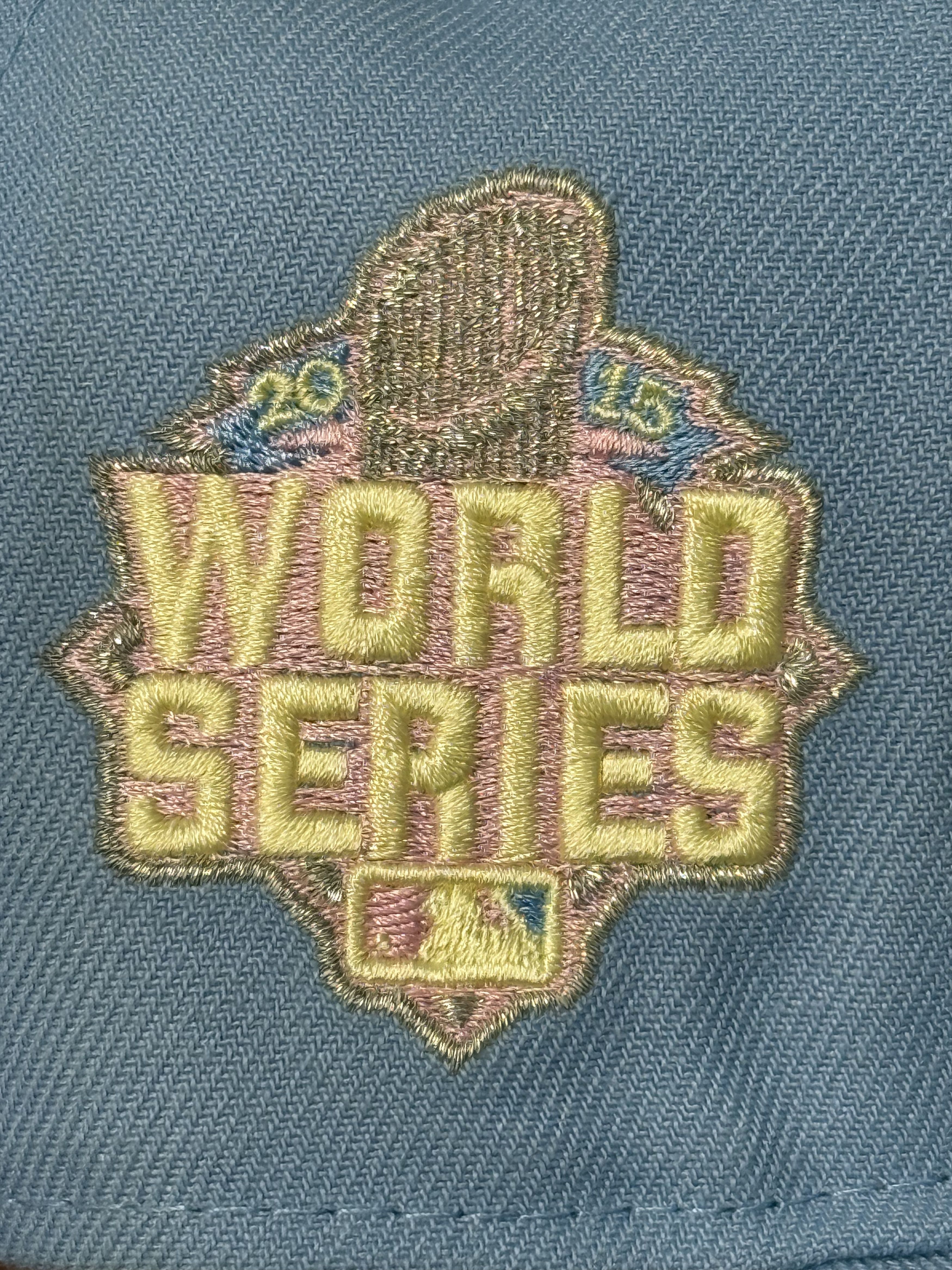 Hat Club 7 3/8 KC Royals Cotton Candy Hat 2015 World Series Patch Size ONE SIZE - 3 Thumbnail