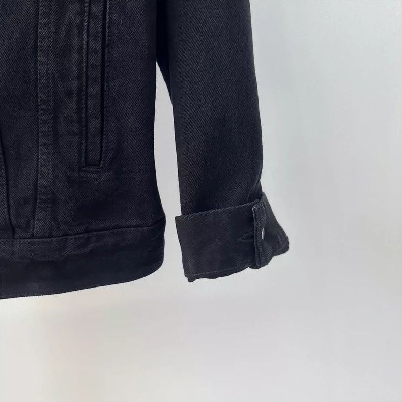 Balenciaga Balenciaga size 38 Rhinestone logo black washed and worn de Size US M / EU 48-50 / 2 - 5 Thumbnail