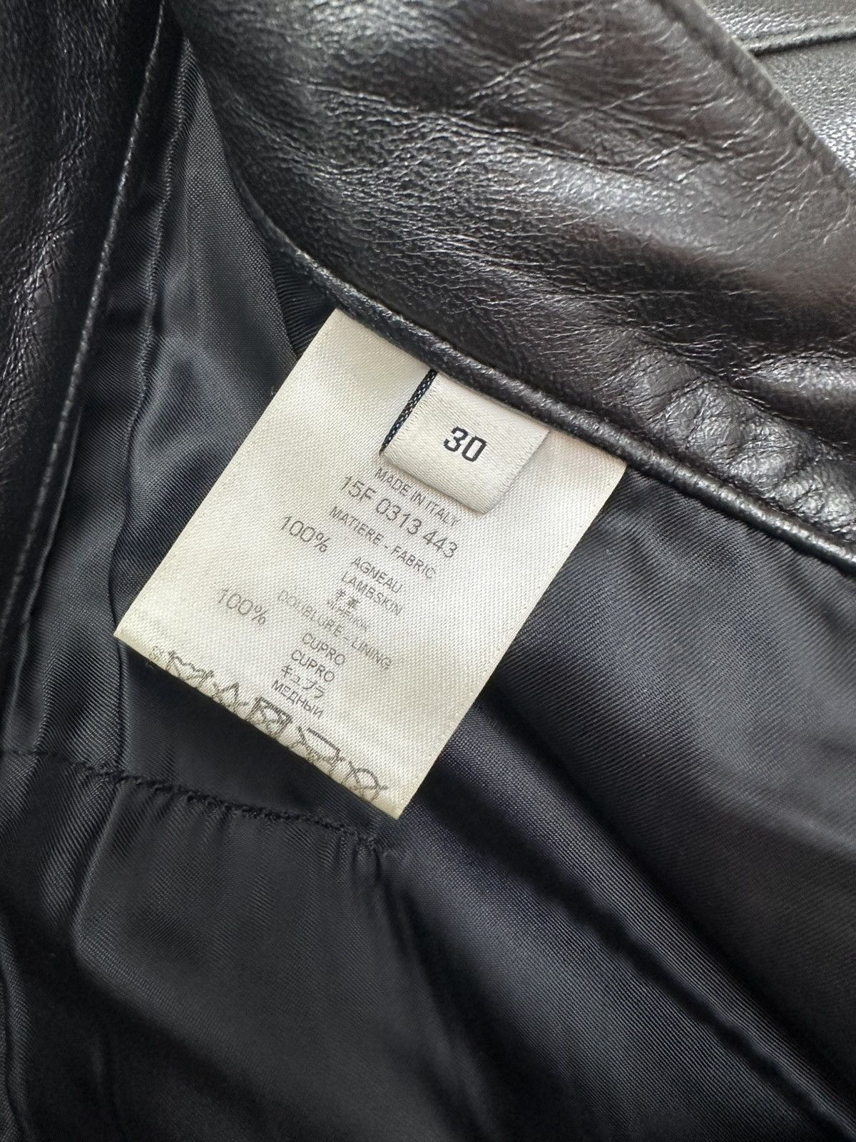 Givenchy Givenchy Riccardo Tischi 3 Star Leather Pants Size US 30 / EU 46 - 8 Thumbnail