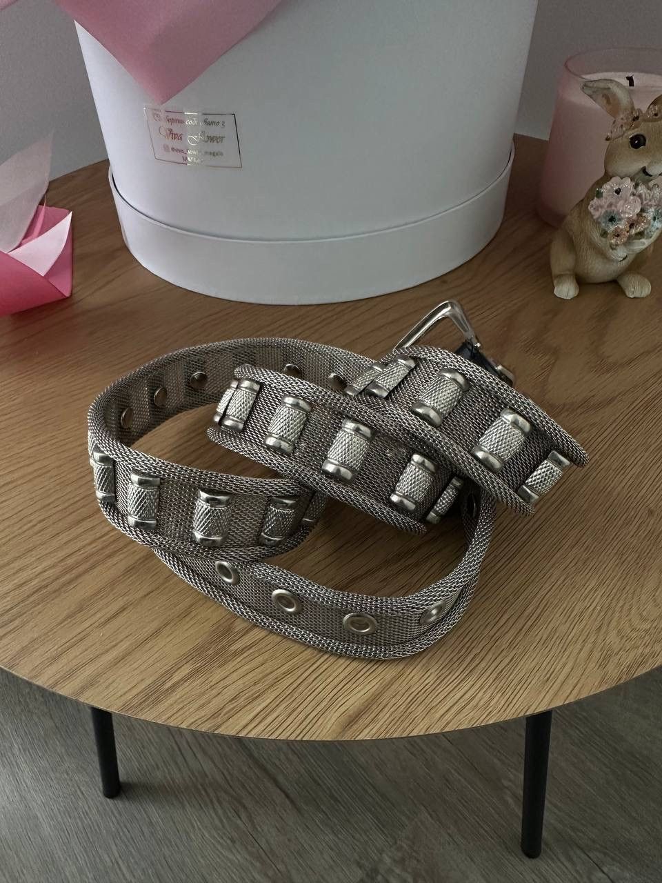 Vintage Vintage Metal Strap Mesh Avant Garde Belt Size ONE SIZE - 4 Thumbnail