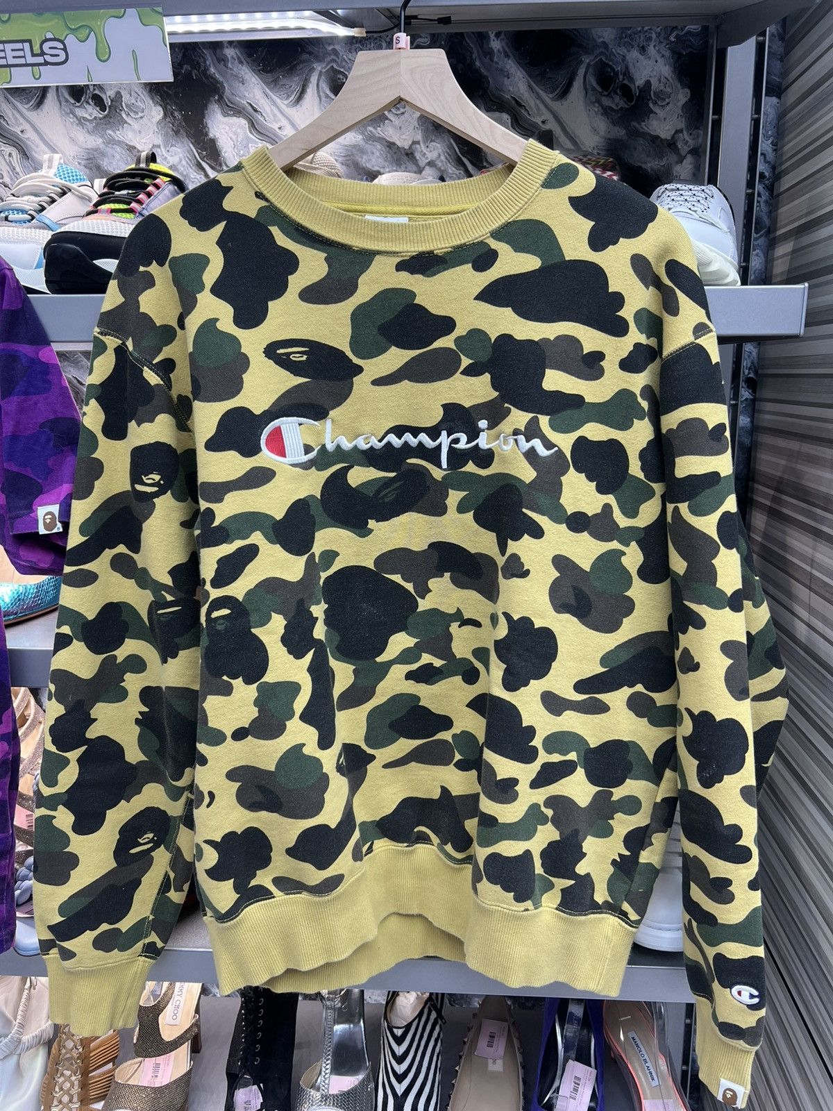 Bape × Champion Bape x Champion Crewneck Size US XL / EU 56 / 4 - 1 Thumbnail