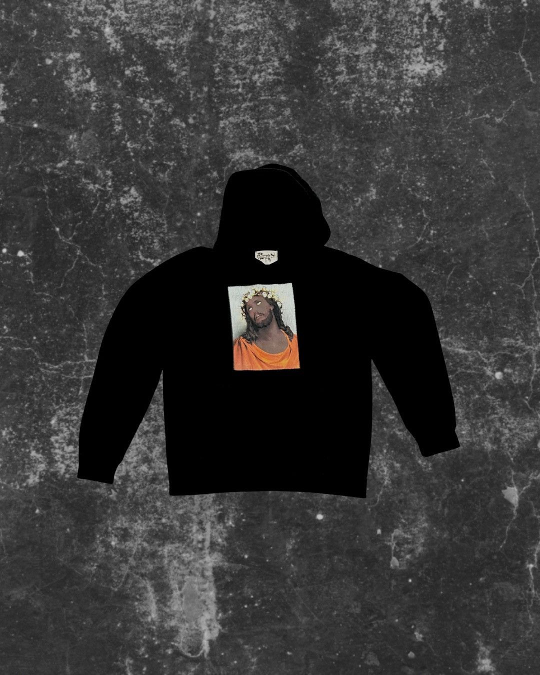 DENIM TEARS Denim Tears Jesus Graphic Hoodie Black Size L Size US L / EU 52-54 / 3 - 1 Thumbnail