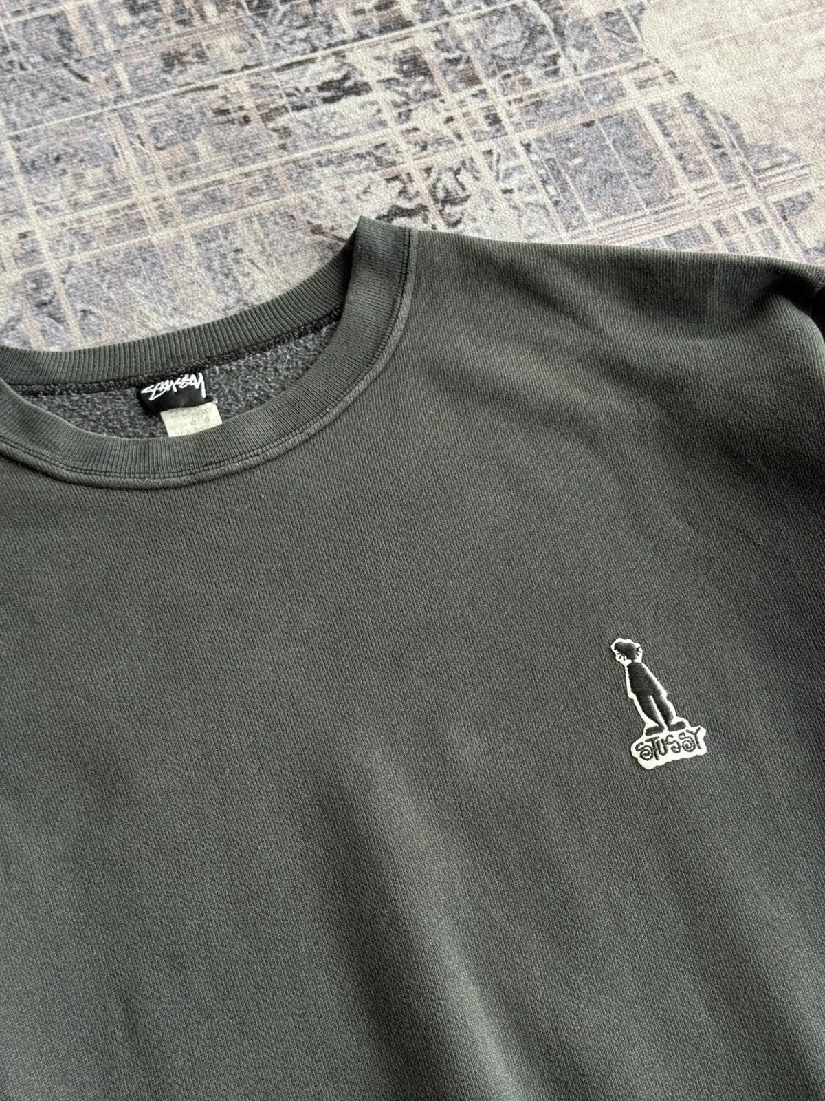 Stussy XX Vintage Stussy 80s Stickman Embroidered Crewneck Size US L / EU 52-54 / 3 - 6 Thumbnail
