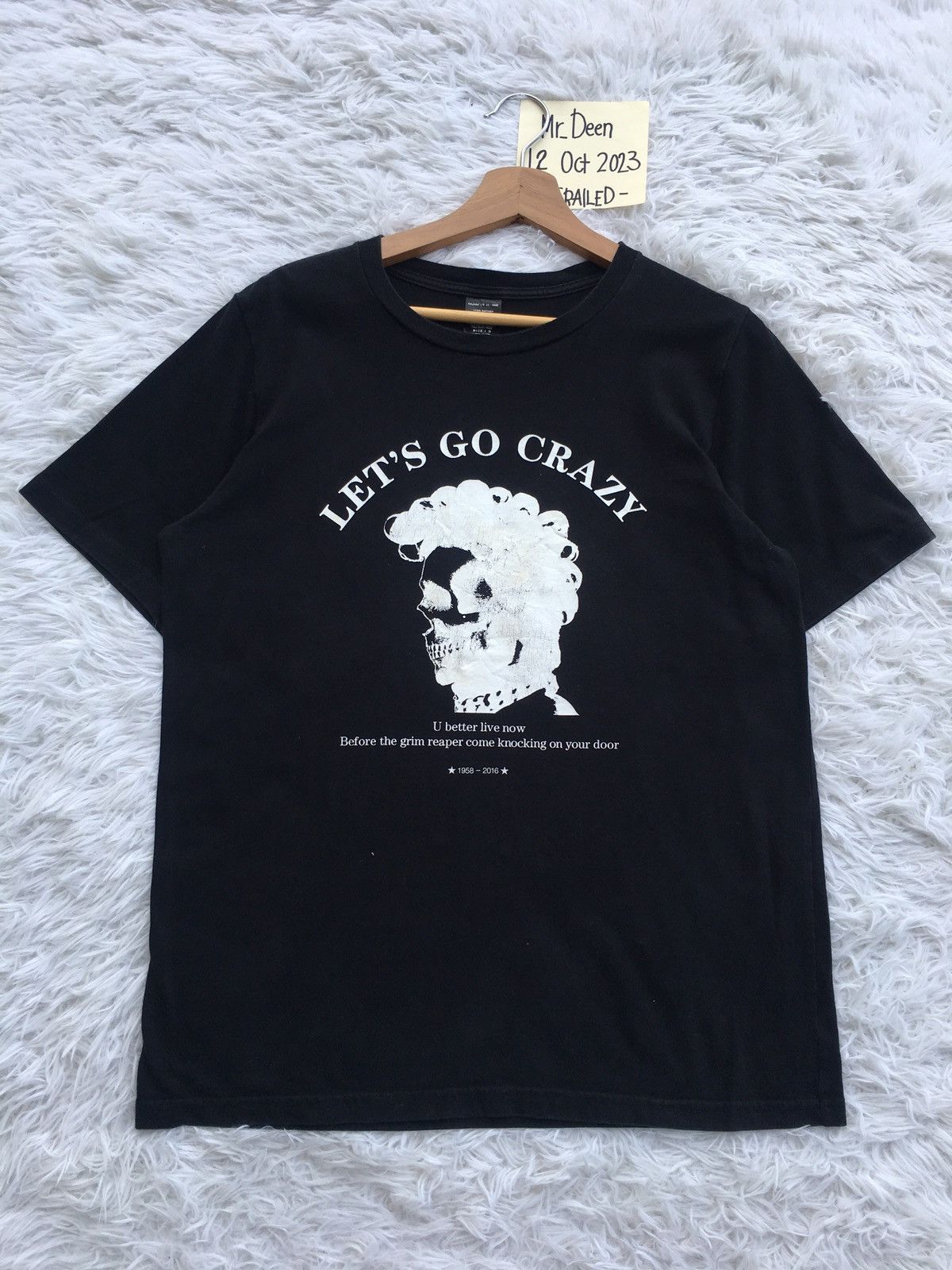 Number (N)ine NUMBER (N)INE “LET'S GO CRAZY” TEE SS04 | Grailed