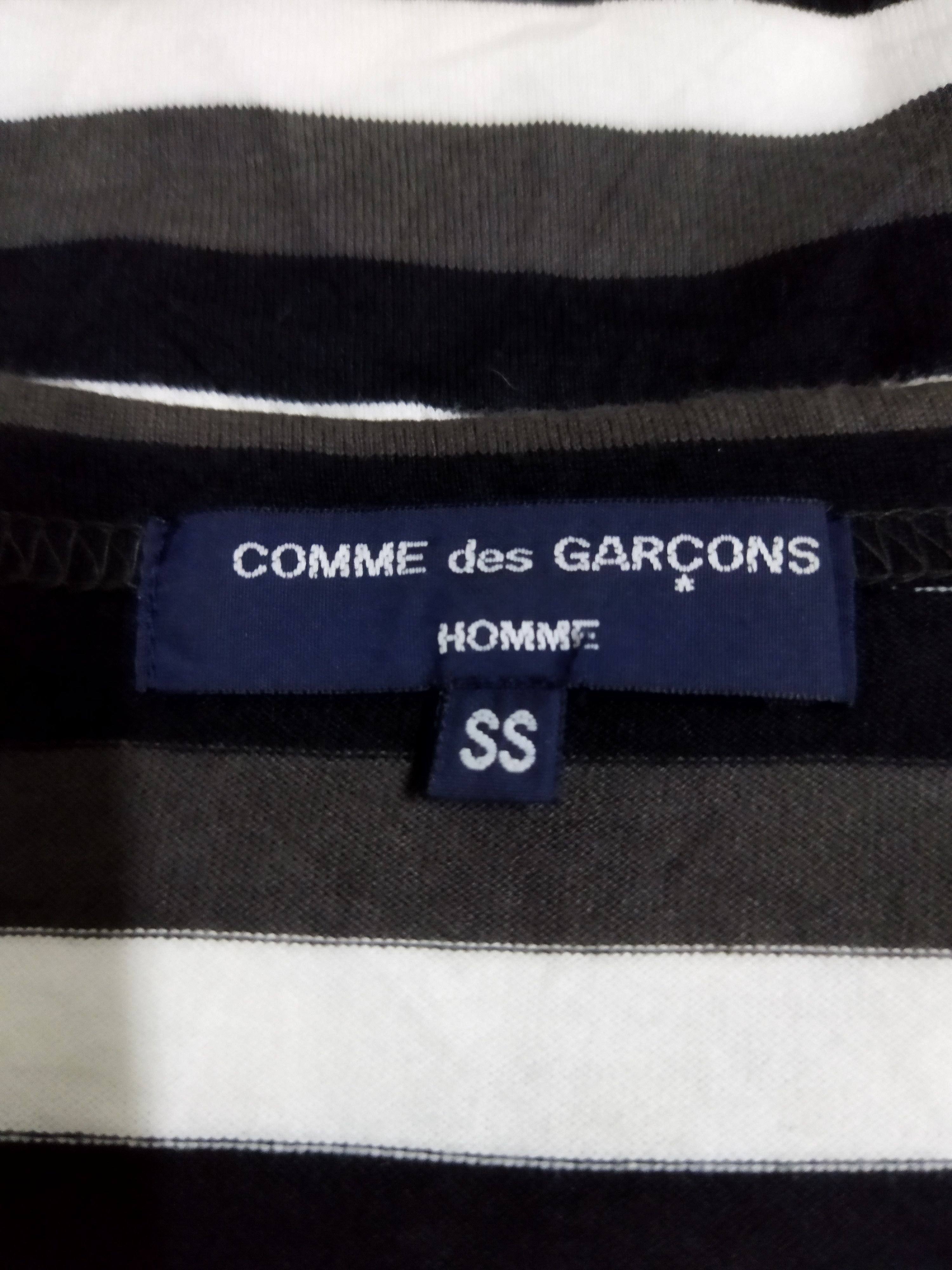 Comme des Garcons 2007 Comme Des Garcons Striped Tee Size US L / EU 52-54 / 3 - 2 Thumbnail