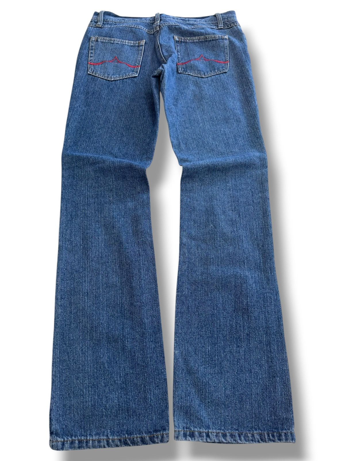 In The Attic In The Attic Blue Faded Wash Patchwork Jeans Size US 32 / EU 48 - 4 Thumbnail
