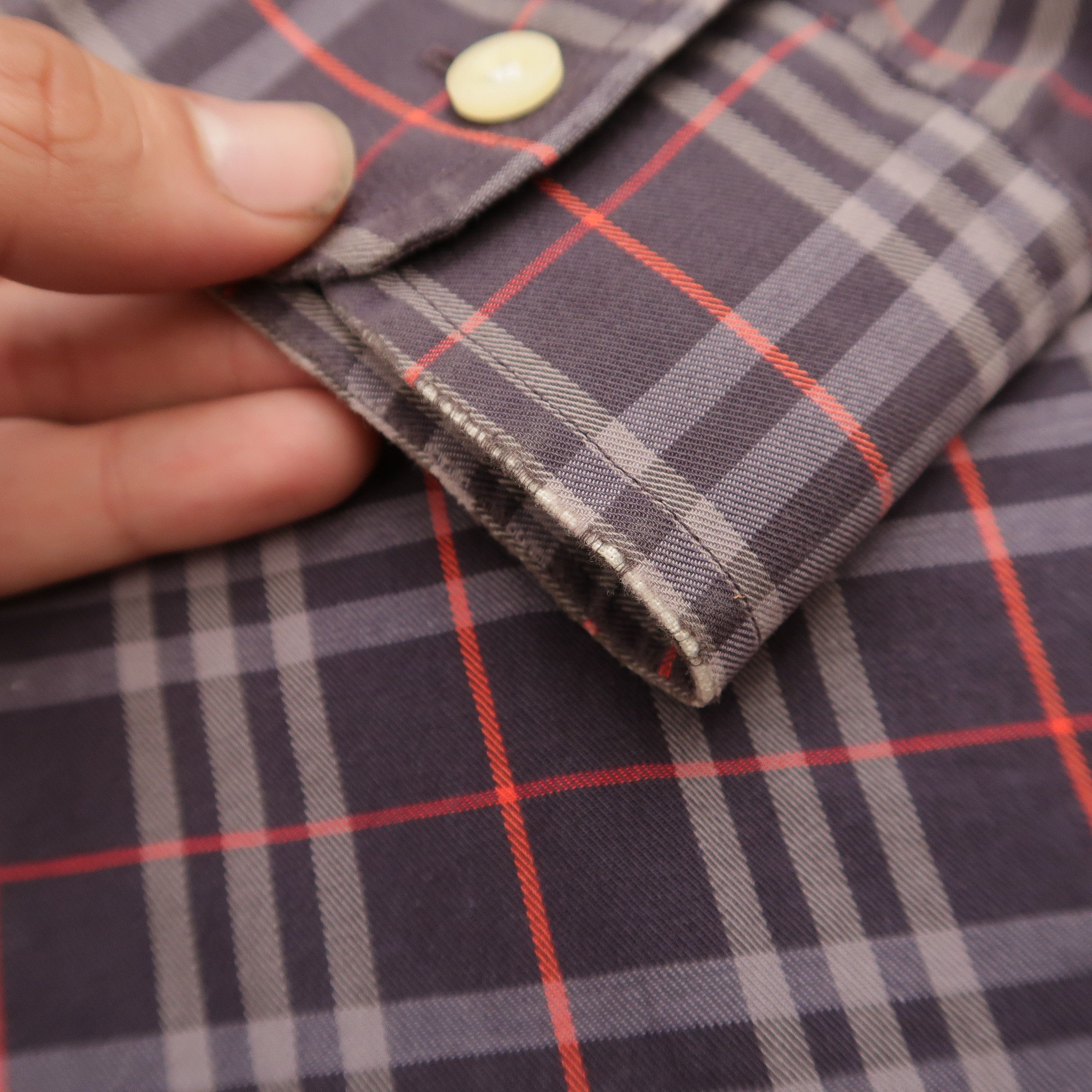 Burberry Vintage 90s Burberry Nova Check Old Money Shirt Size US XL / EU 56 / 4 - 15 Thumbnail