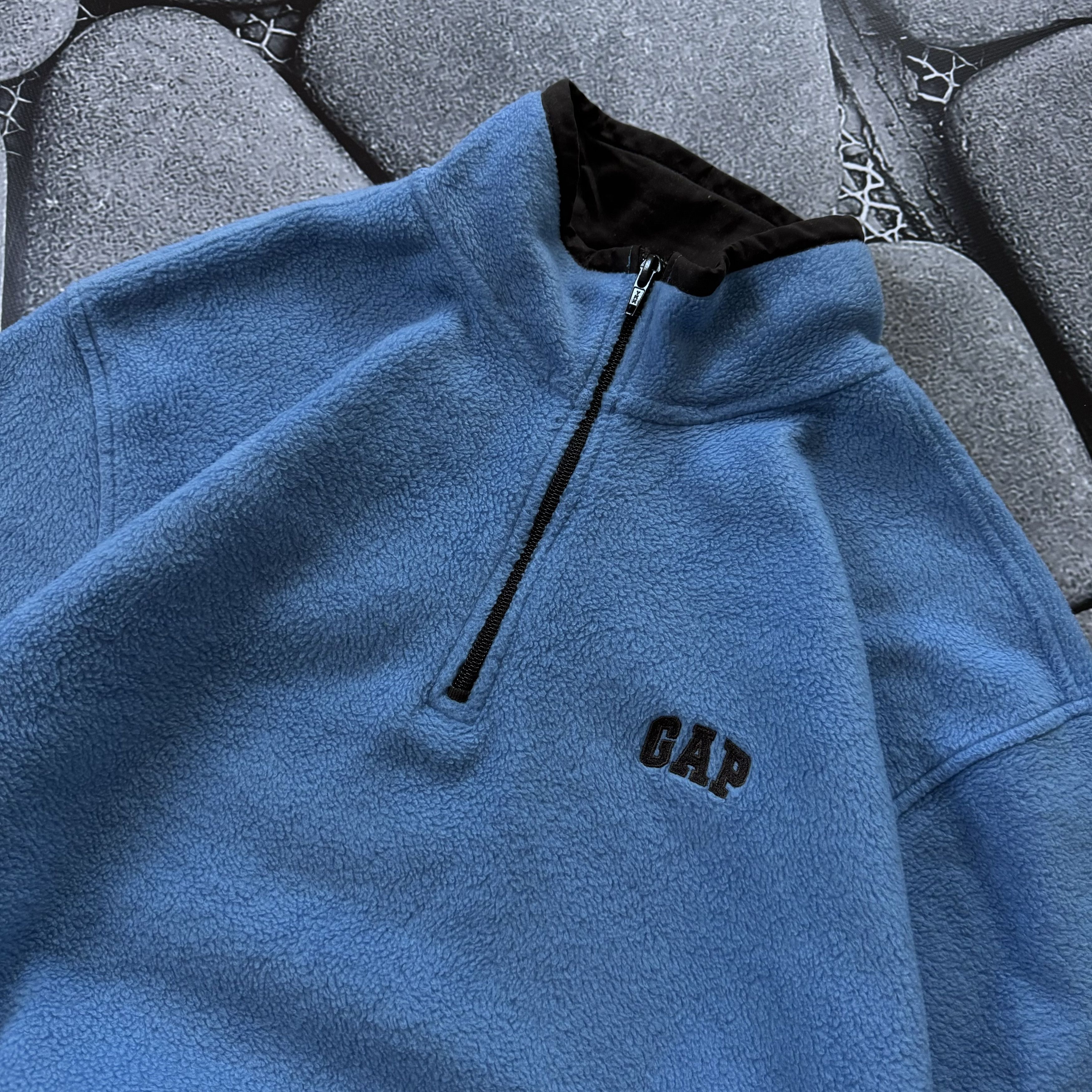 Gap VINTAGE GAP FLEECE BLUE SWEATSHIRT OUTDOOR Y2K Size US XL / EU 56 / 4 - 5 Thumbnail