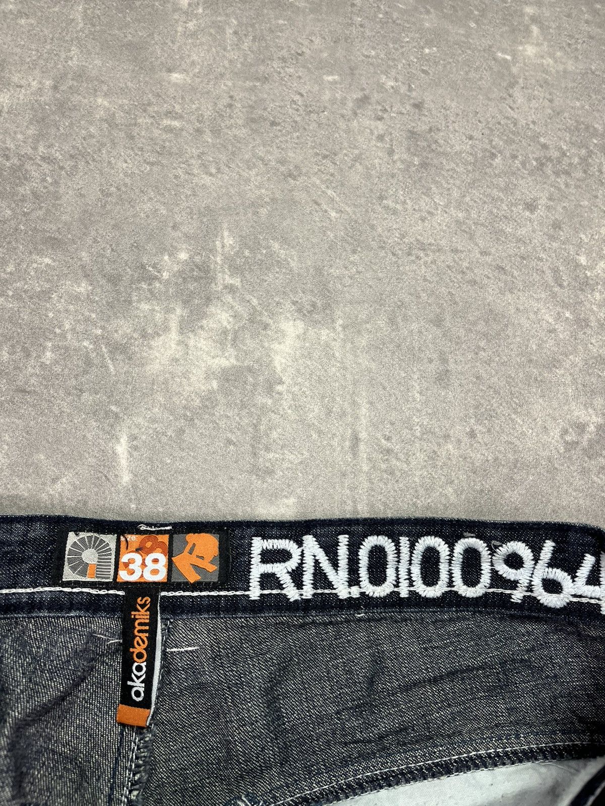 Akademiks 2000s Y2K Akademiks Washed Mega Baggy Denim Jeans 38 Size US 38 / EU 54 - 8 Thumbnail