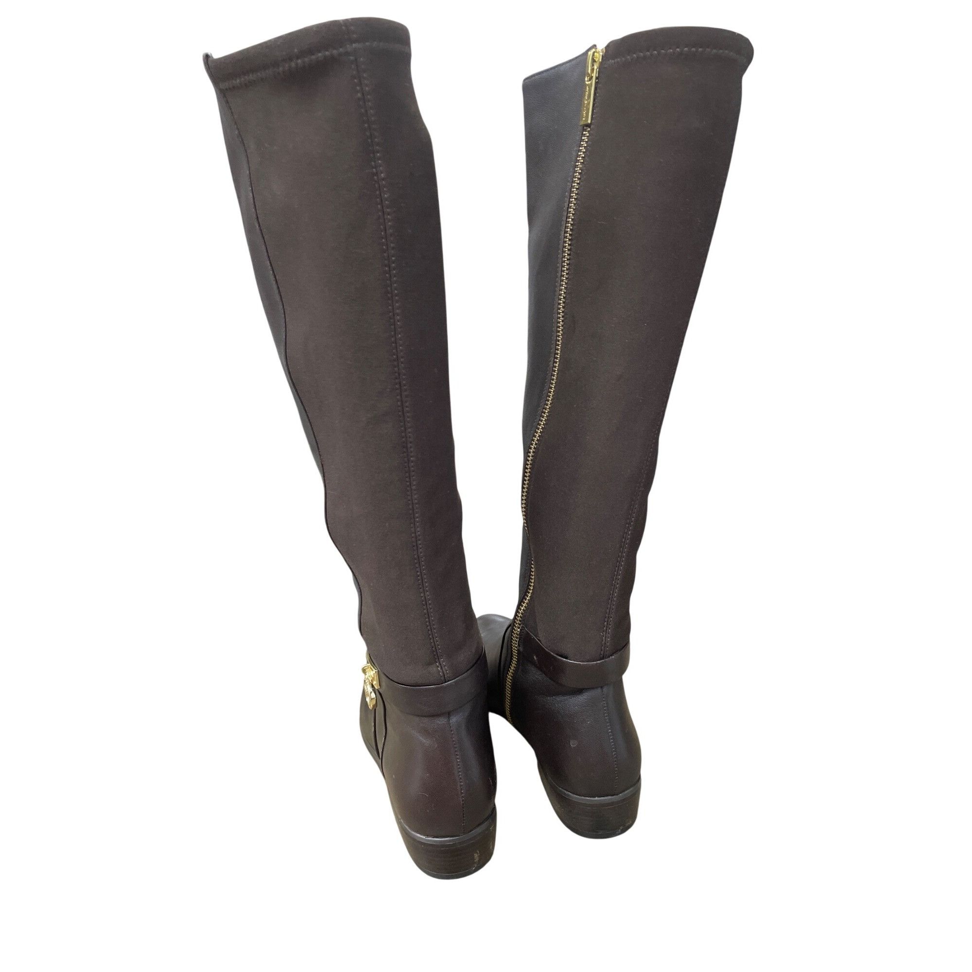 Michael Kors Michael Kors womans brown leather below knee riding boots sz Size US 6 / IT 36 - 6 Thumbnail
