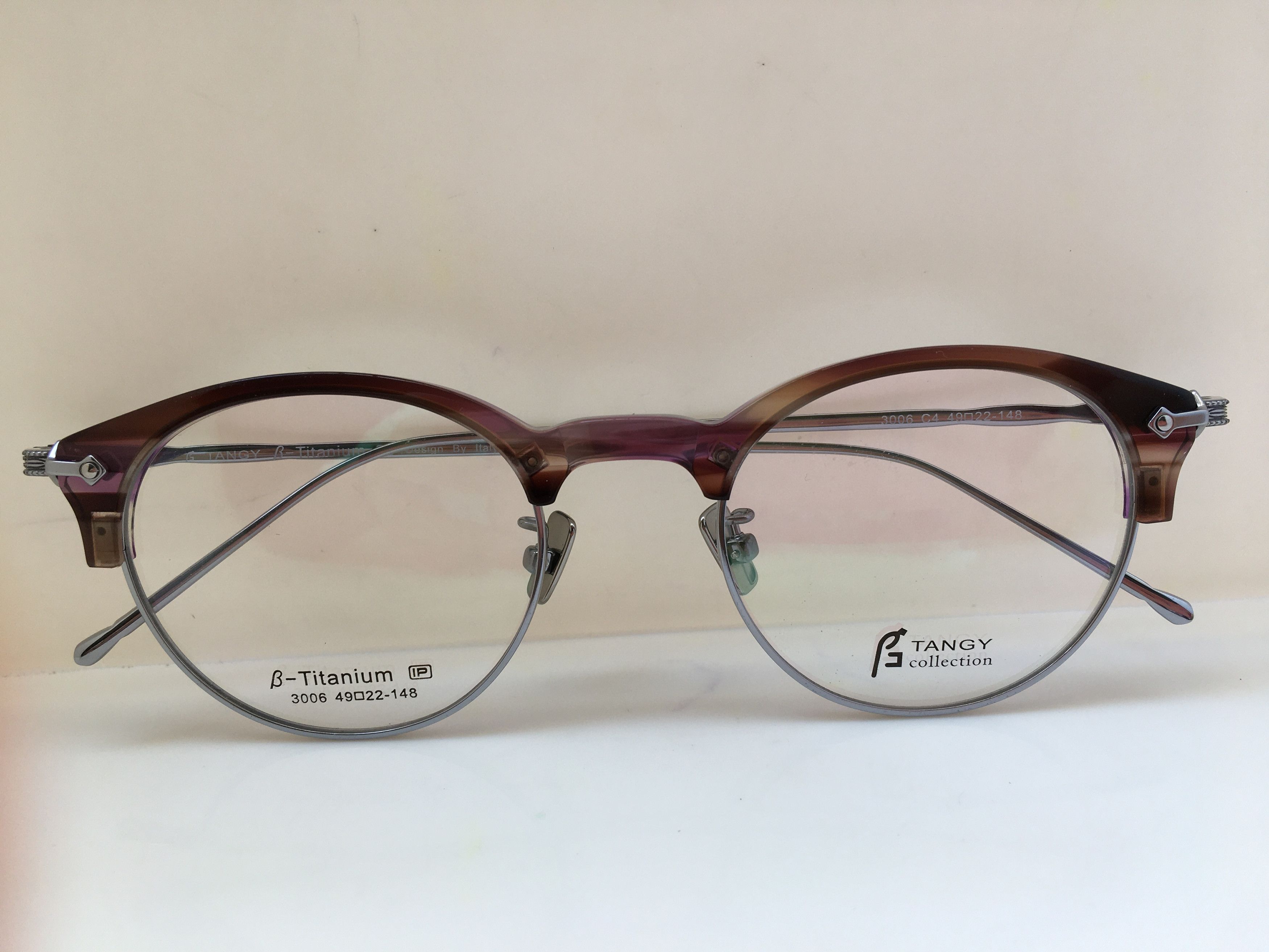 Other Tangy Malcolm Eyeglasses Frame Titanium Metal Size ONE SIZE - 7 Thumbnail