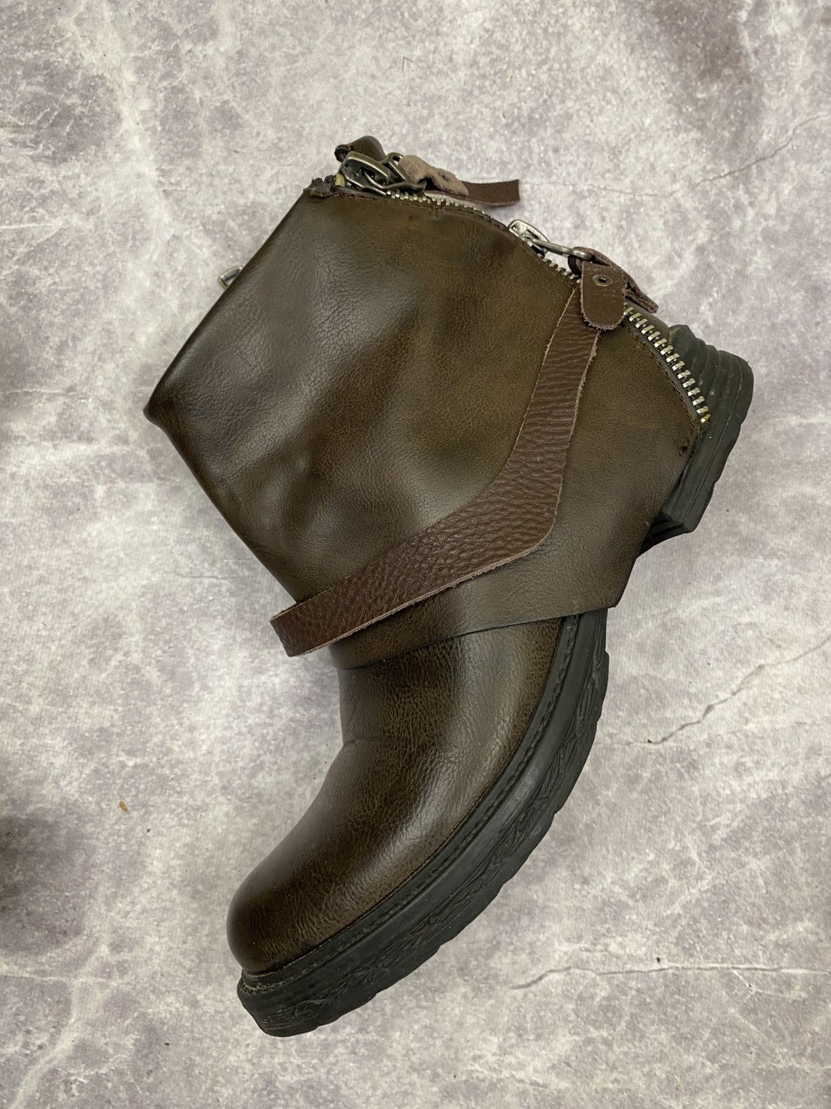Other Vintage Avantgarde Y2K Grange A.S.98 Style Boho Boots ASH Size US 8 / IT 38 - 4 Thumbnail