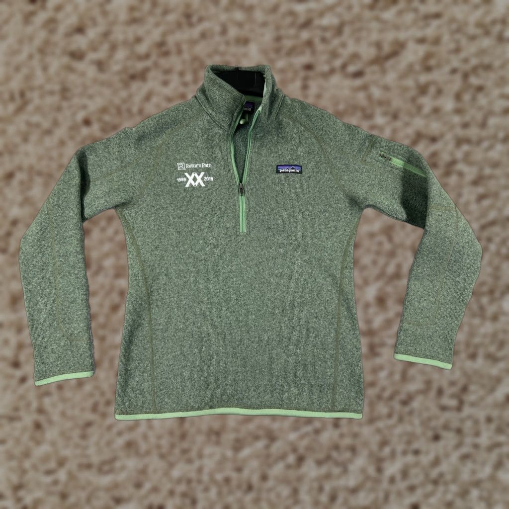 Patagonia Patagonia Jacket Womens Small Green Zip Mock Neck Fleece Cozy Sustainable Size S / US 4 / IT 40 - 1 Thumbnail
