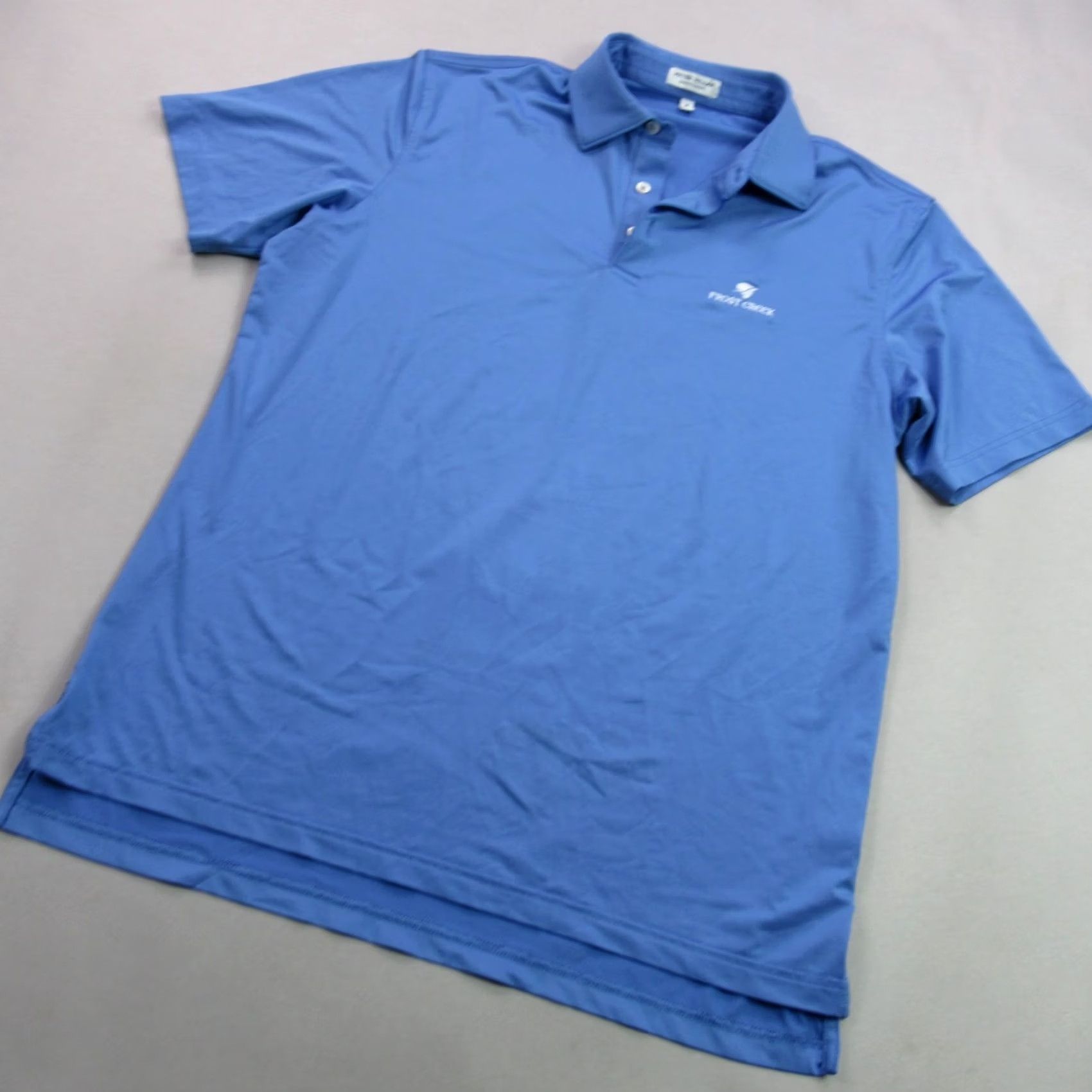 Peter Millar Peter Millar Polo Shirt Golf Blue Casual Mens M Short Sleeve Shirt Size US M / EU 48-50 / 2 - 2 Thumbnail