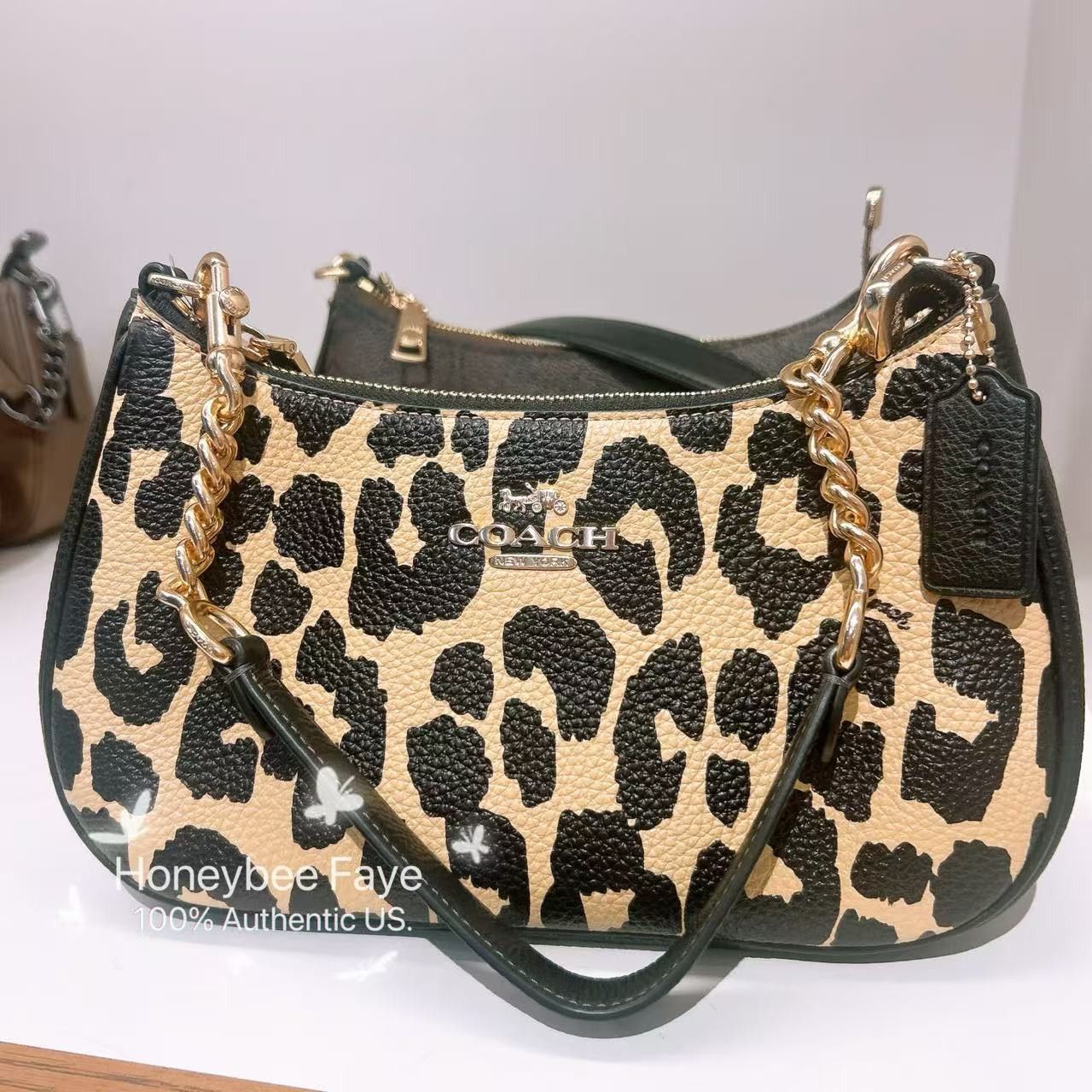 Coach Teri Shoulder Bag With Leopard Print CBH61 Size ONE SIZE - 2 Thumbnail