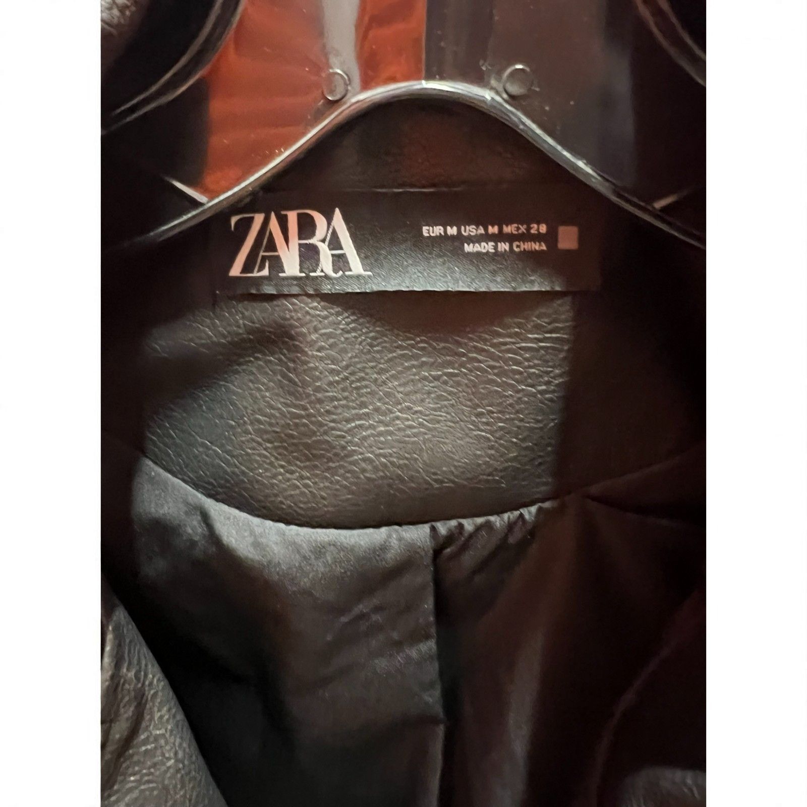 Zara Uber cool ZARA Fitted Motorcycle Biker Jacket in size Medium Size M / US 6-8 / IT 42-44 - 4 Thumbnail