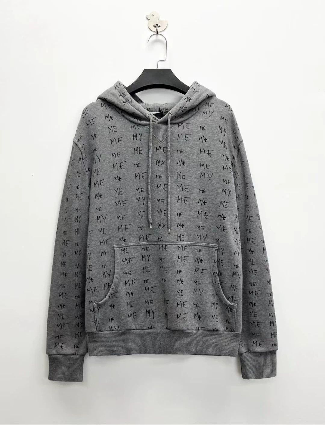 Dior [Dior] Dior Grey Me My All-over Logo Hoodie Size S / US 4 / IT 40 - 1 Thumbnail