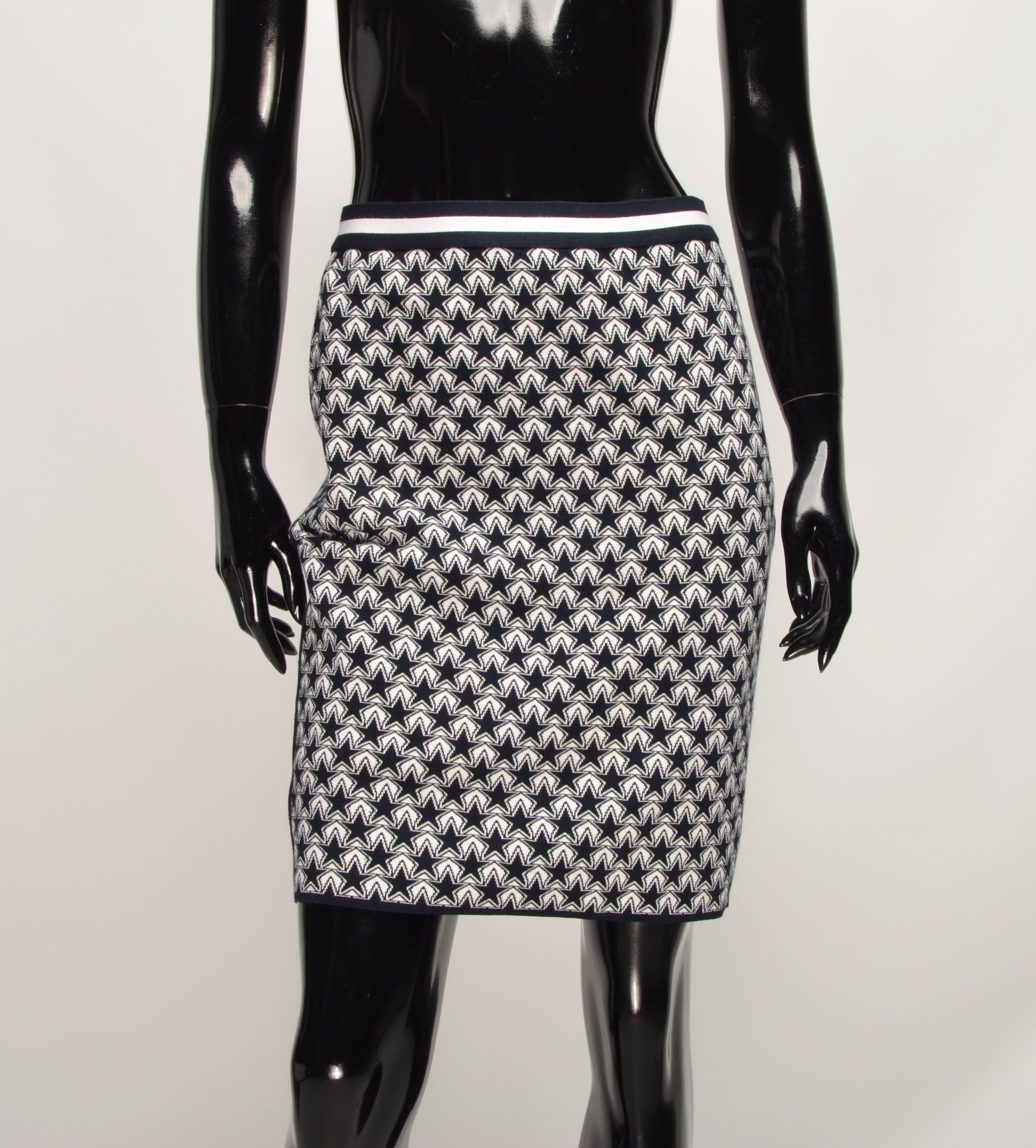 Other Marc Cain Stars Navy Straight Pencil Skirt Size 28" / US 6 / IT 42 - 1 Thumbnail