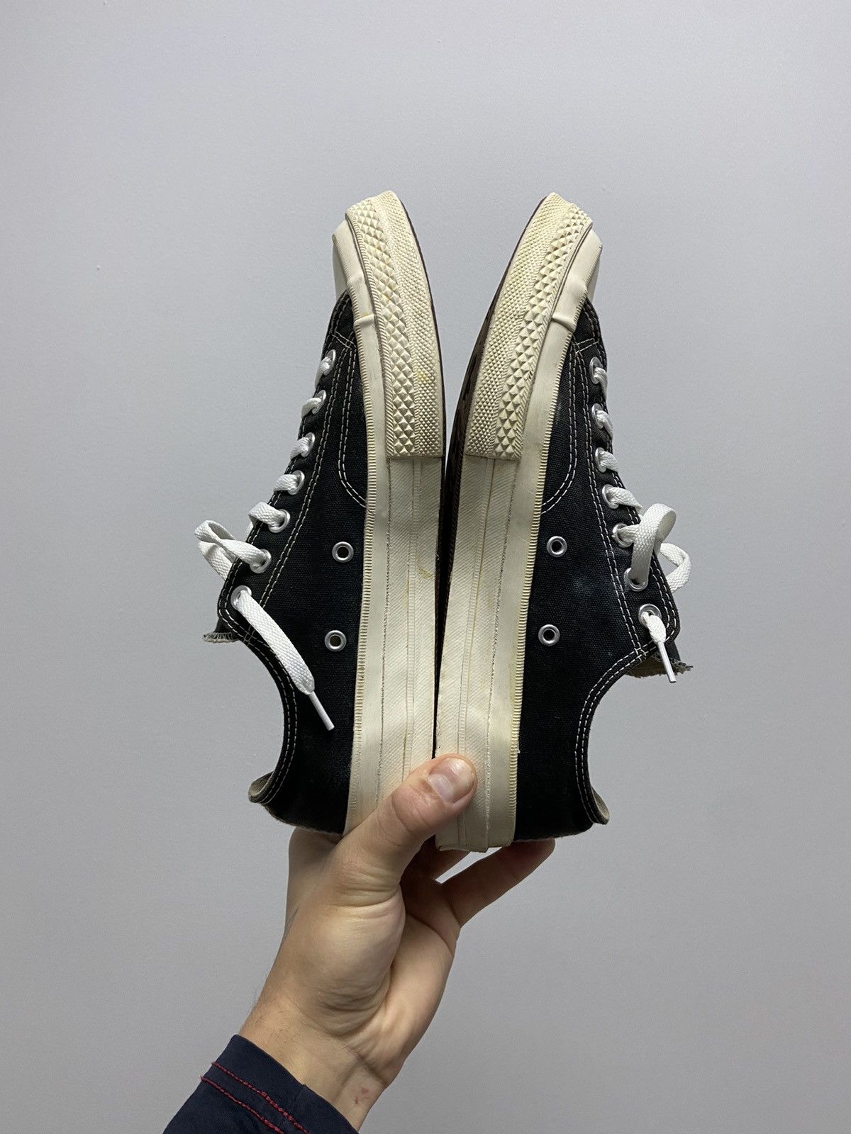 Comme des Garcons PLAY × Converse × Vintage Play Come Des Garcons x Converse Vintage Low Top Size US 9 / EU 42 - 5 Thumbnail