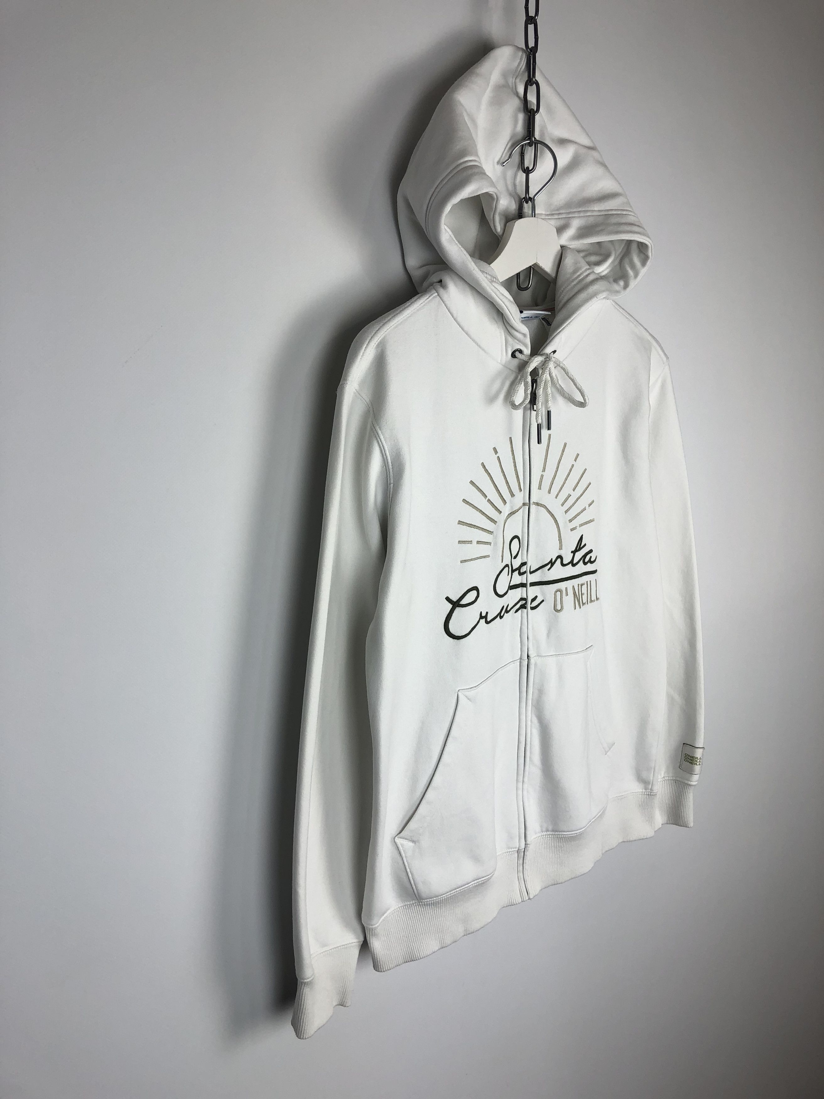 O'Neill Oneil x Santa Crus Zip Hoodie Jacket White size S Size US S / EU 44-46 / 1 - 6 Thumbnail